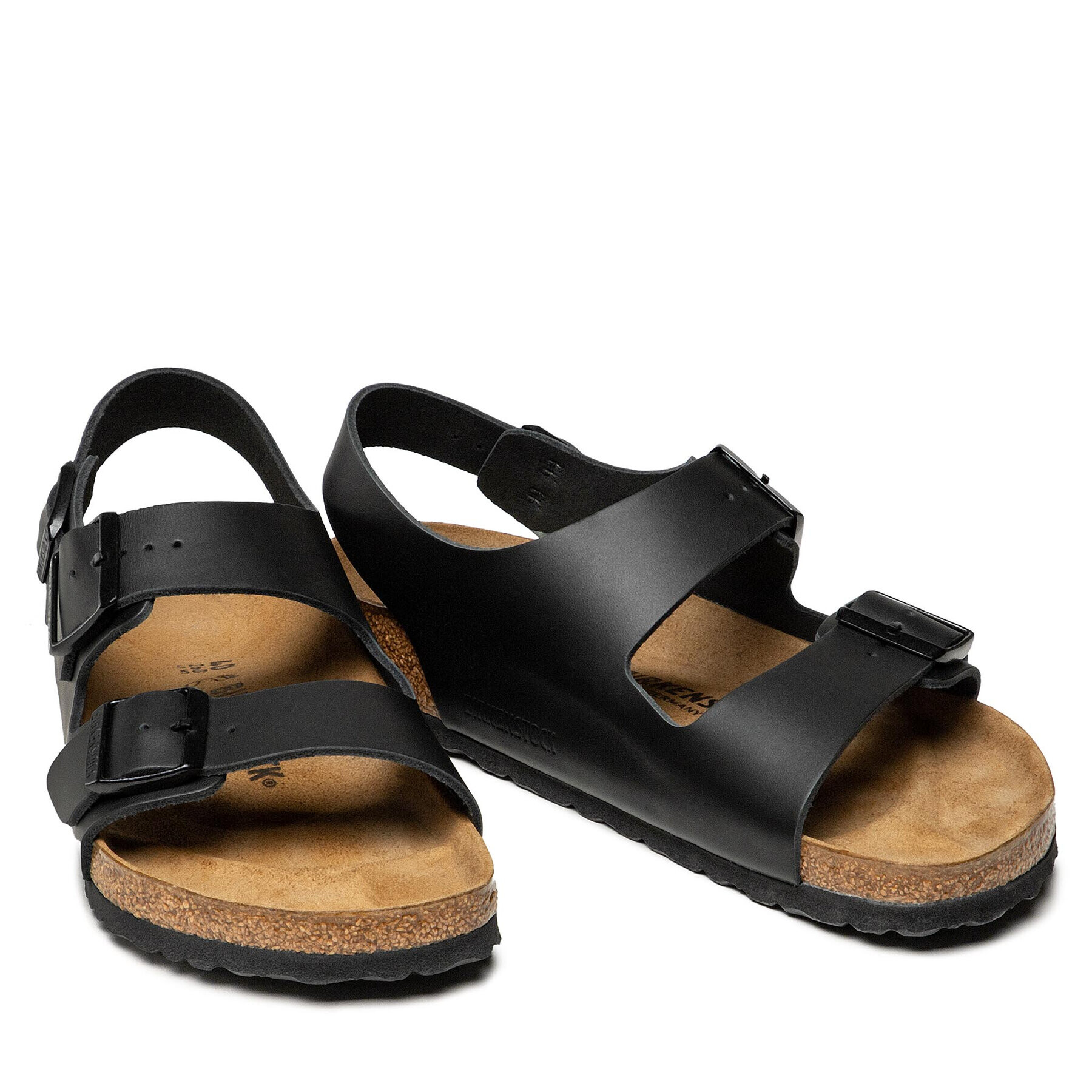 Birkenstock Sandale Milano Bs 0034191 Negru - Pled.ro