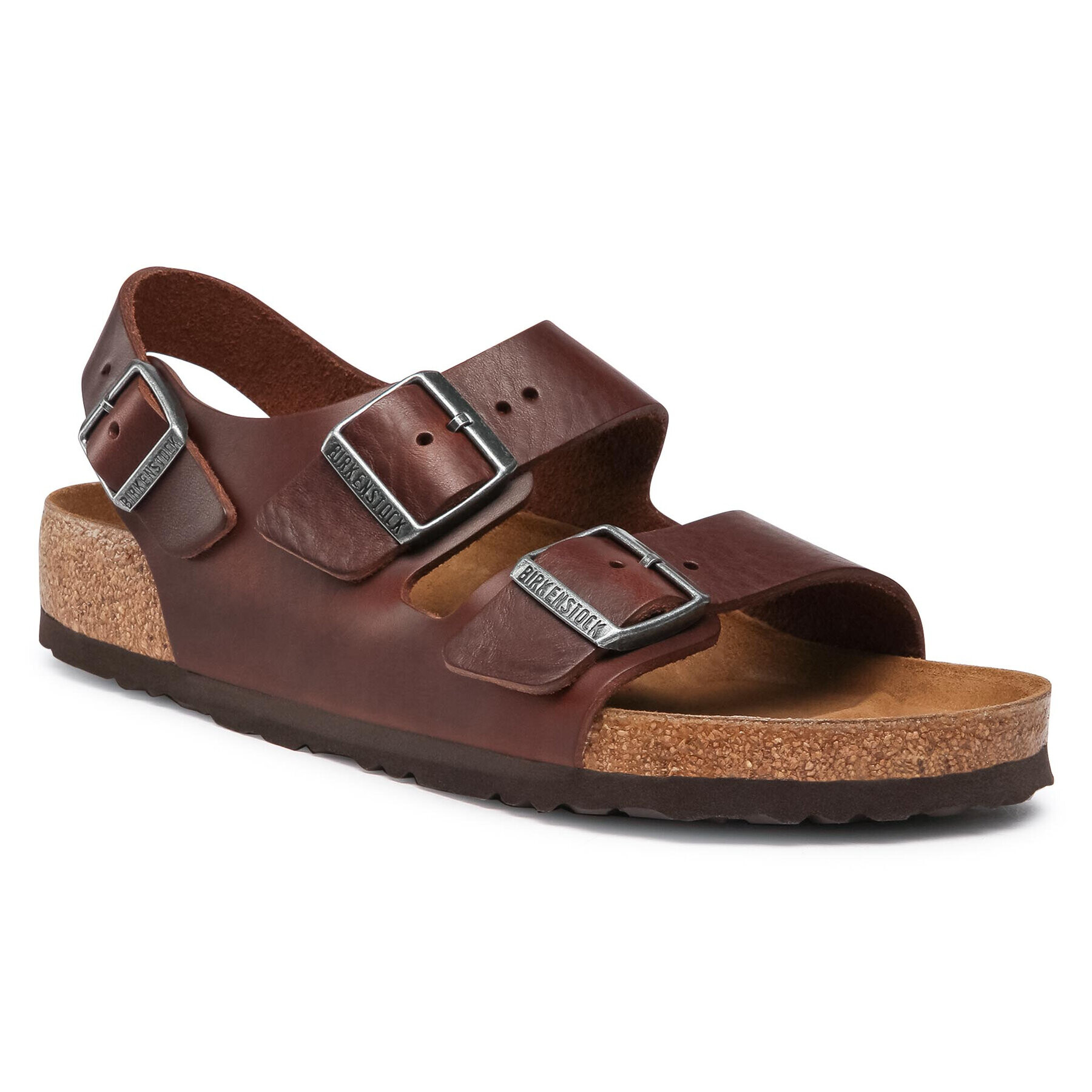 Birkenstock Sandale Milano Bs 1018691 Maro - Pled.ro