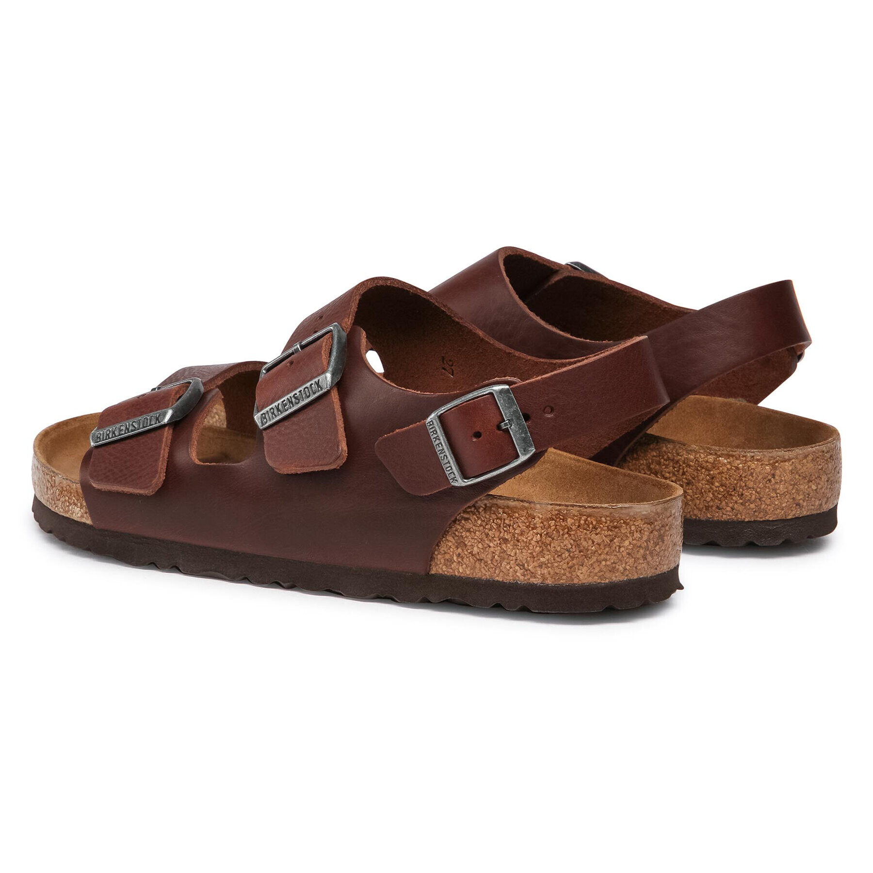 Birkenstock Sandale Milano Bs 1018691 Maro - Pled.ro