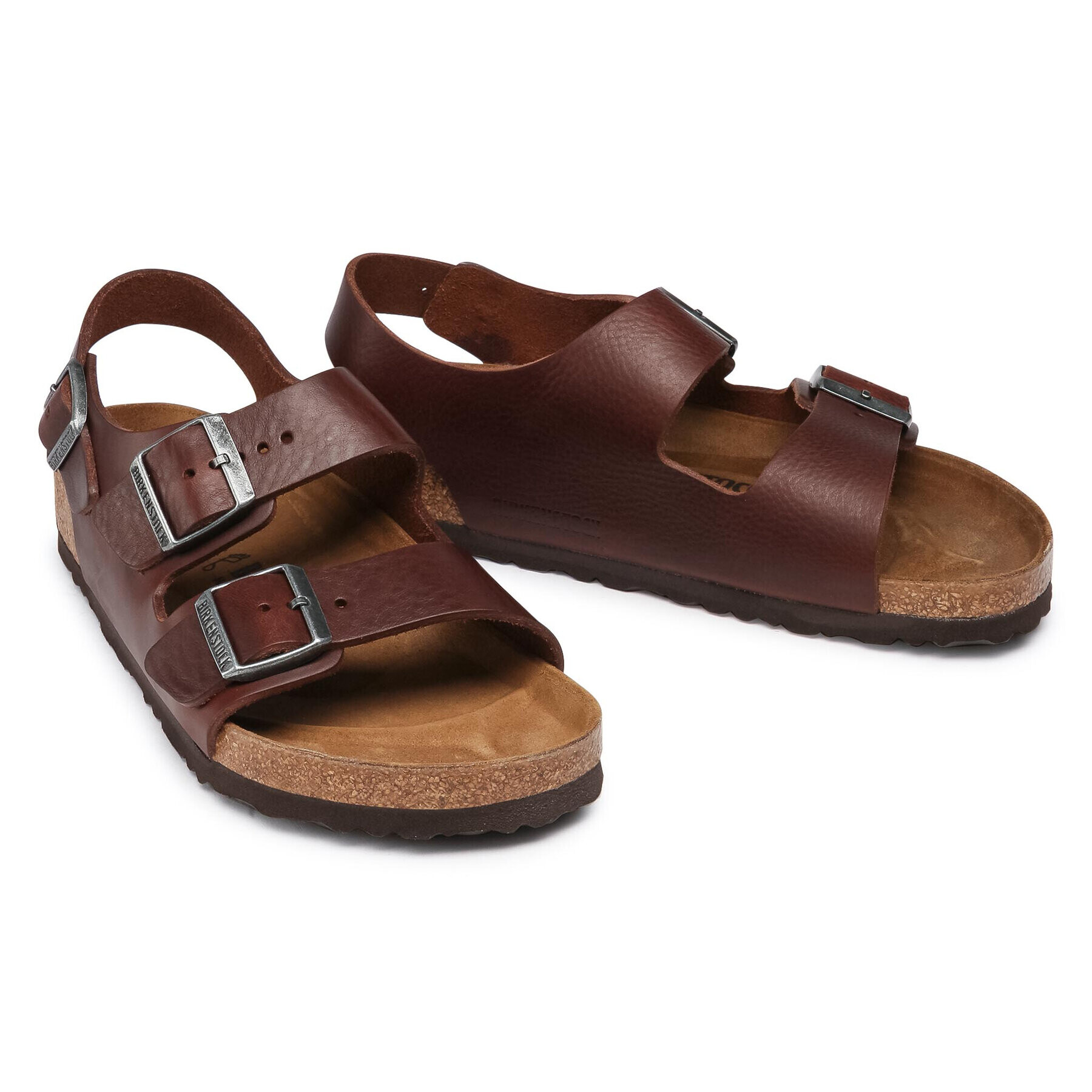 Birkenstock Sandale Milano Bs 1018691 Maro - Pled.ro