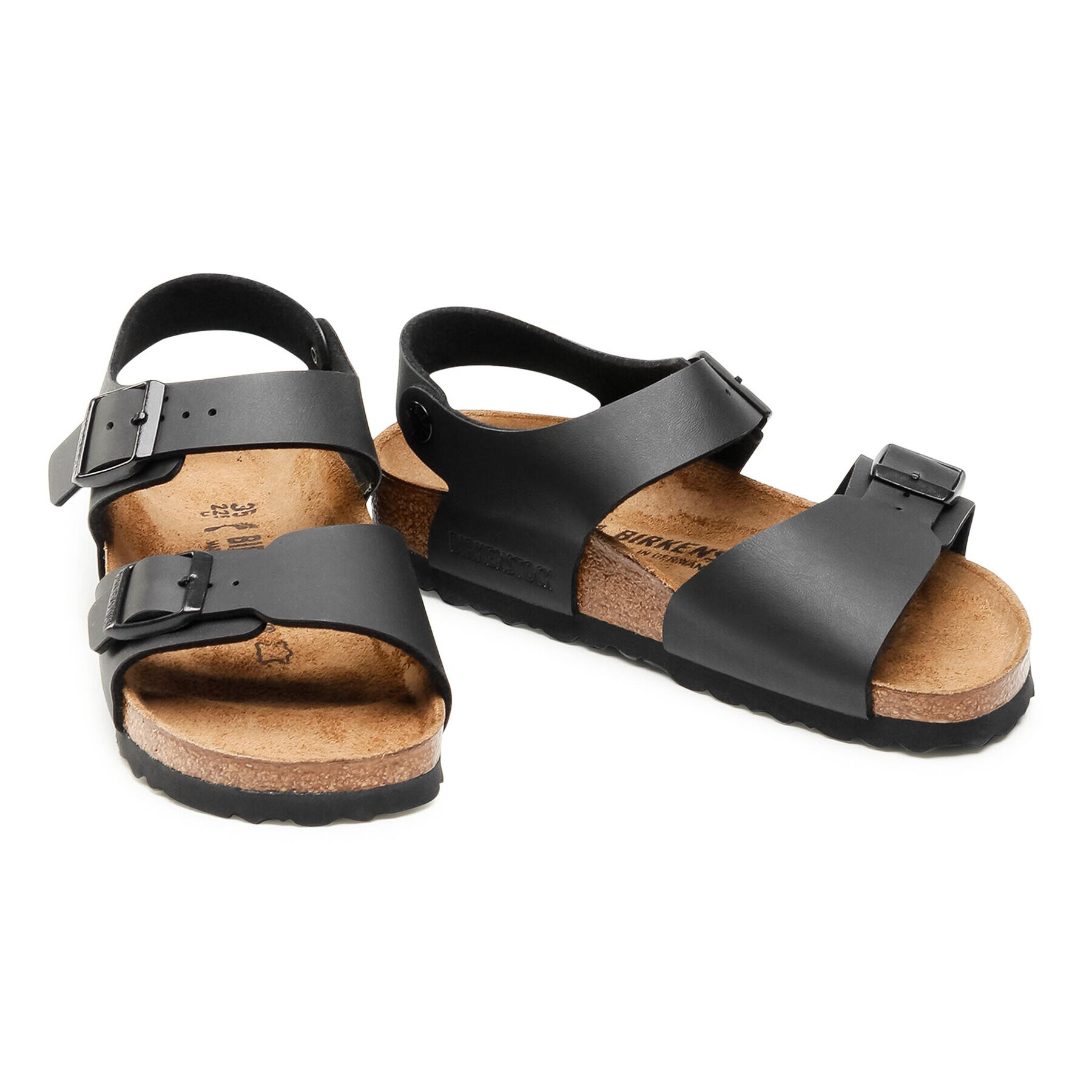 Birkenstock Sandale New York Kids Bs 0187603 Negru - Pled.ro