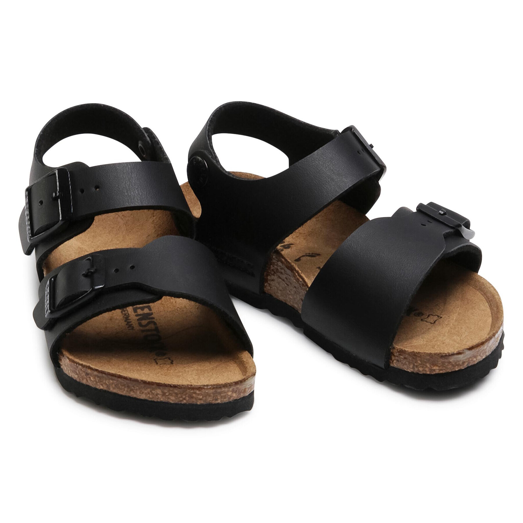 Birkenstock Sandale New York Kids Bs 187603 Negru - Pled.ro