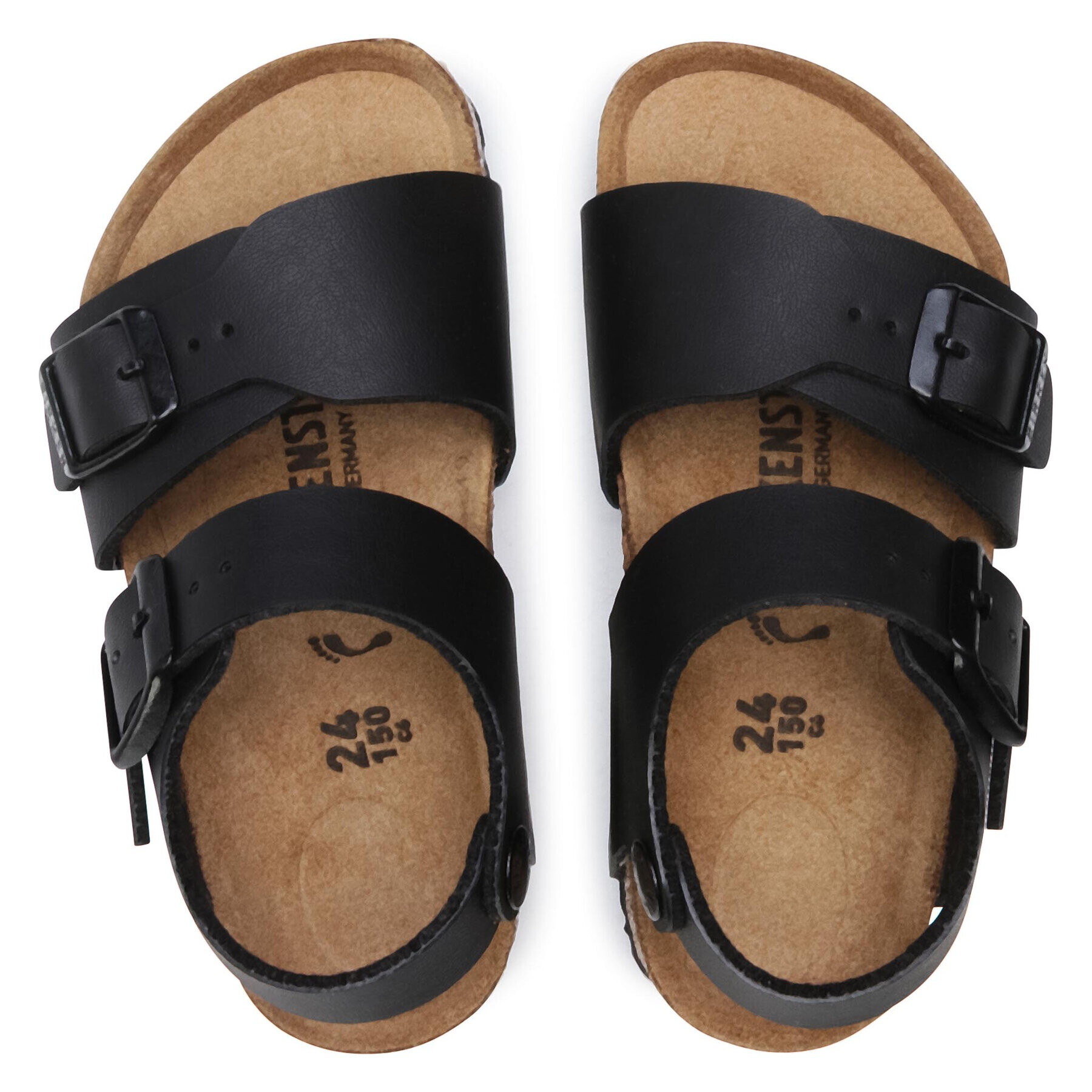 Birkenstock Sandale New York Kids Bs 187603 Negru - Pled.ro