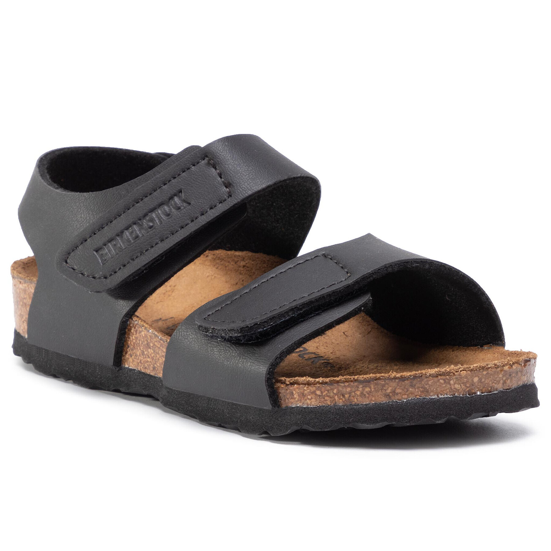 Birkenstock Sandale Palu Kids Logo BS 1017358 Negru - Pled.ro