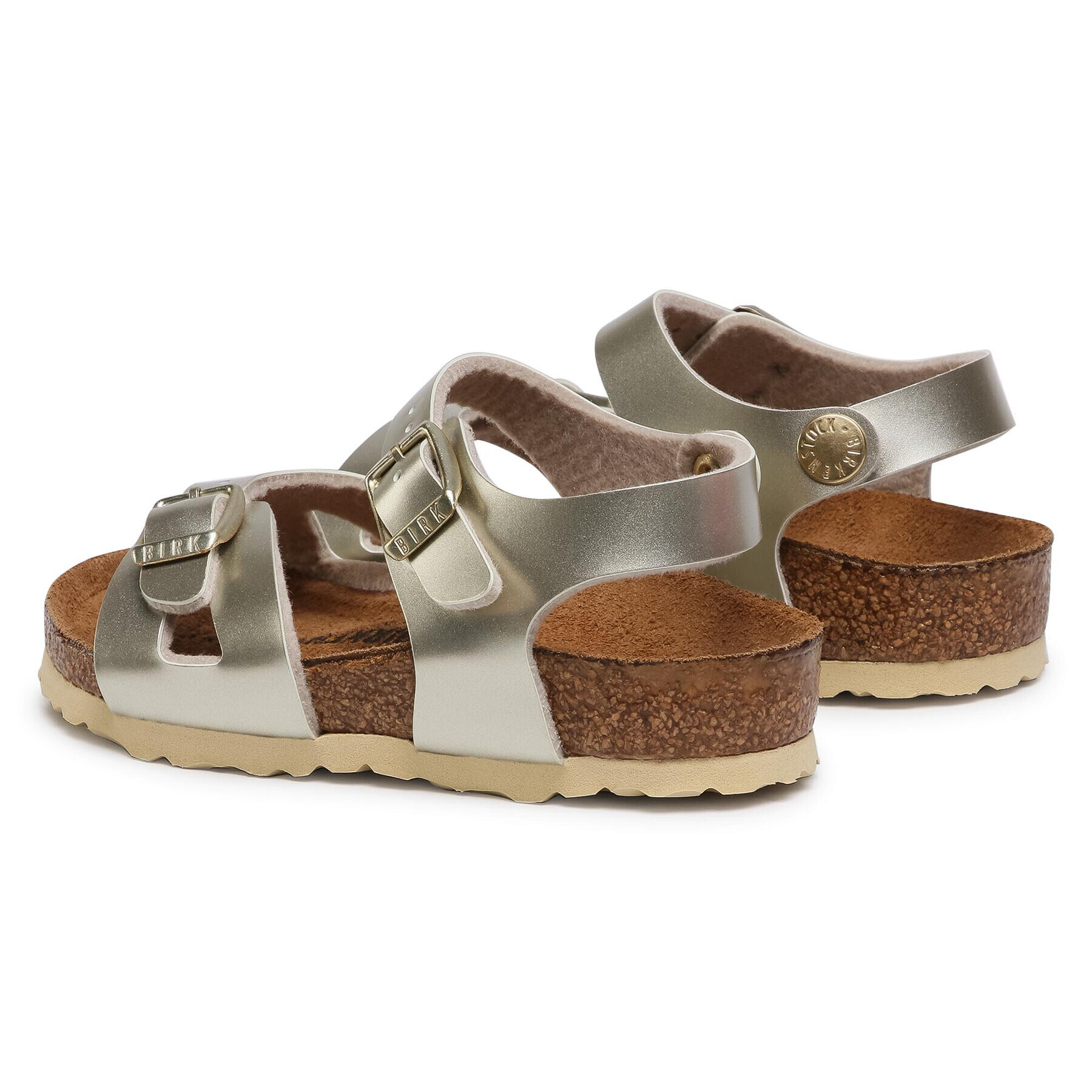 Birkenstock Sandale Rio Kids 1014826 Auriu - Pled.ro