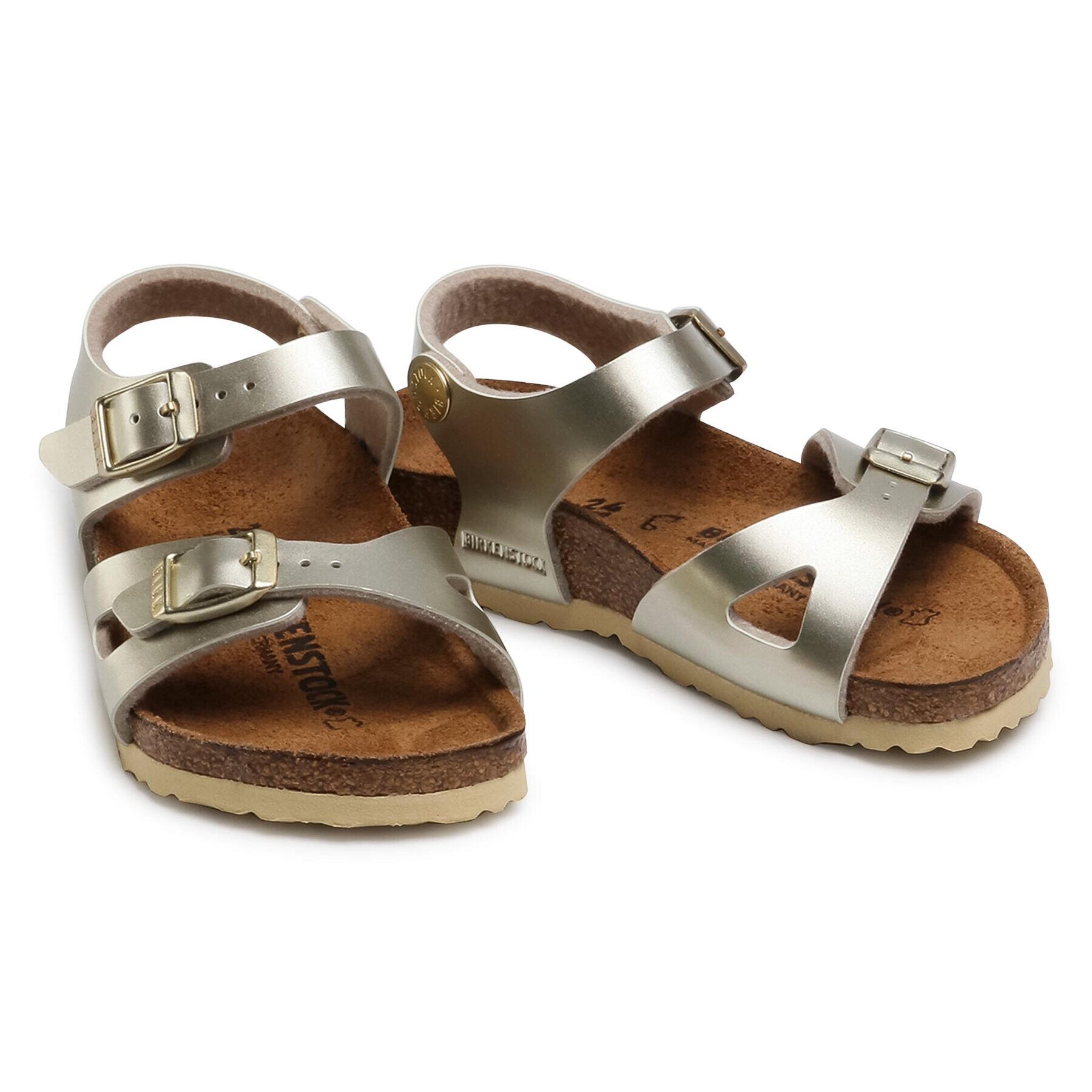 Birkenstock Sandale Rio Kids 1014826 Auriu - Pled.ro