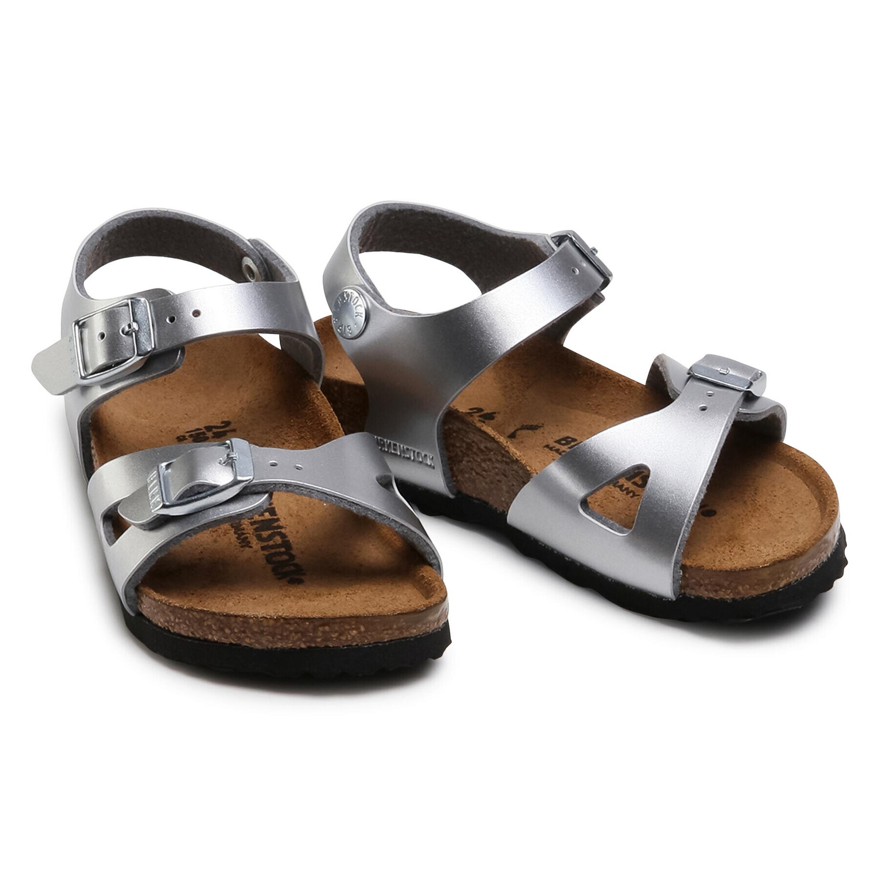 Birkenstock Sandale Rio Kids 1019201 Argintiu - Pled.ro