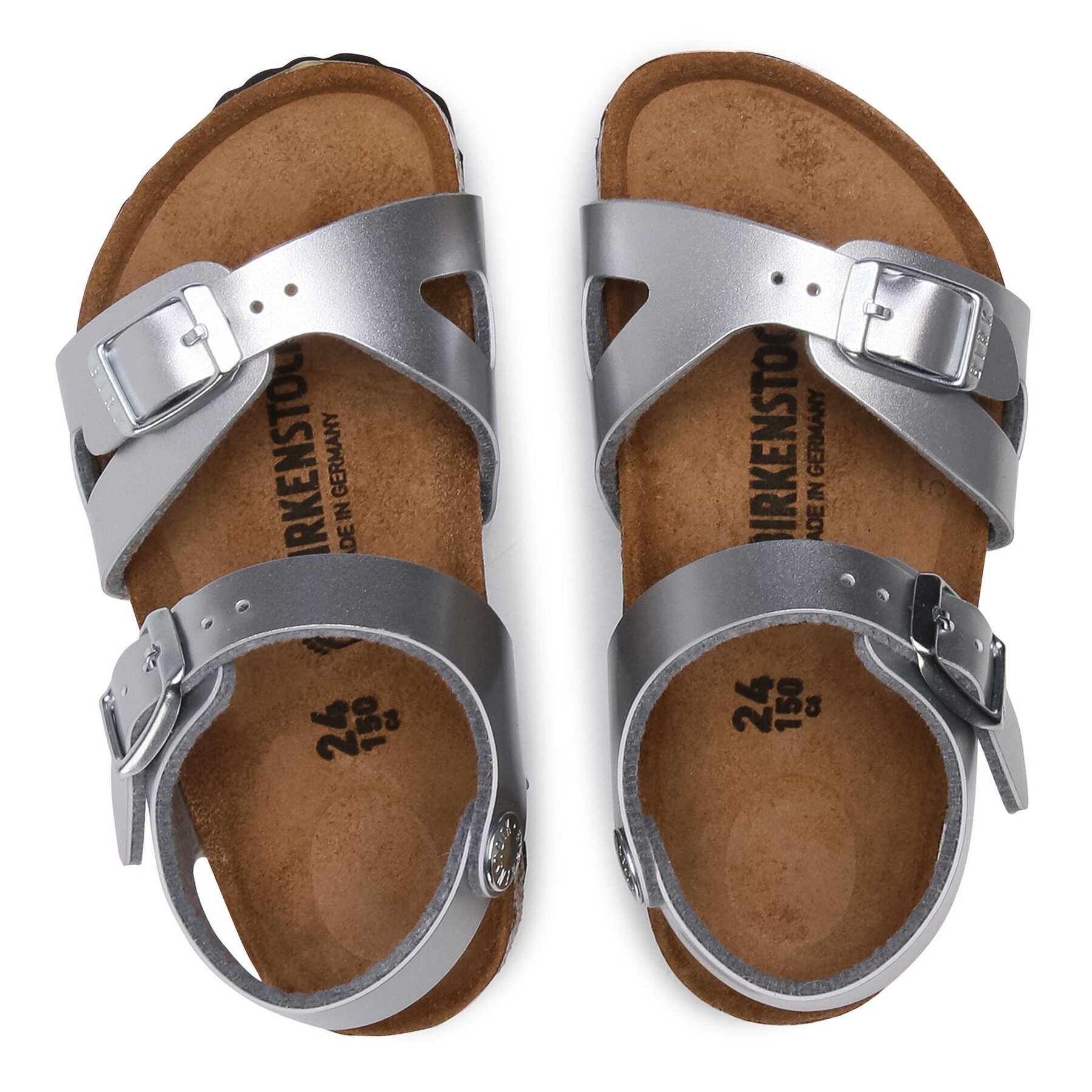 Birkenstock Sandale Rio Kids 1019201 Argintiu - Pled.ro