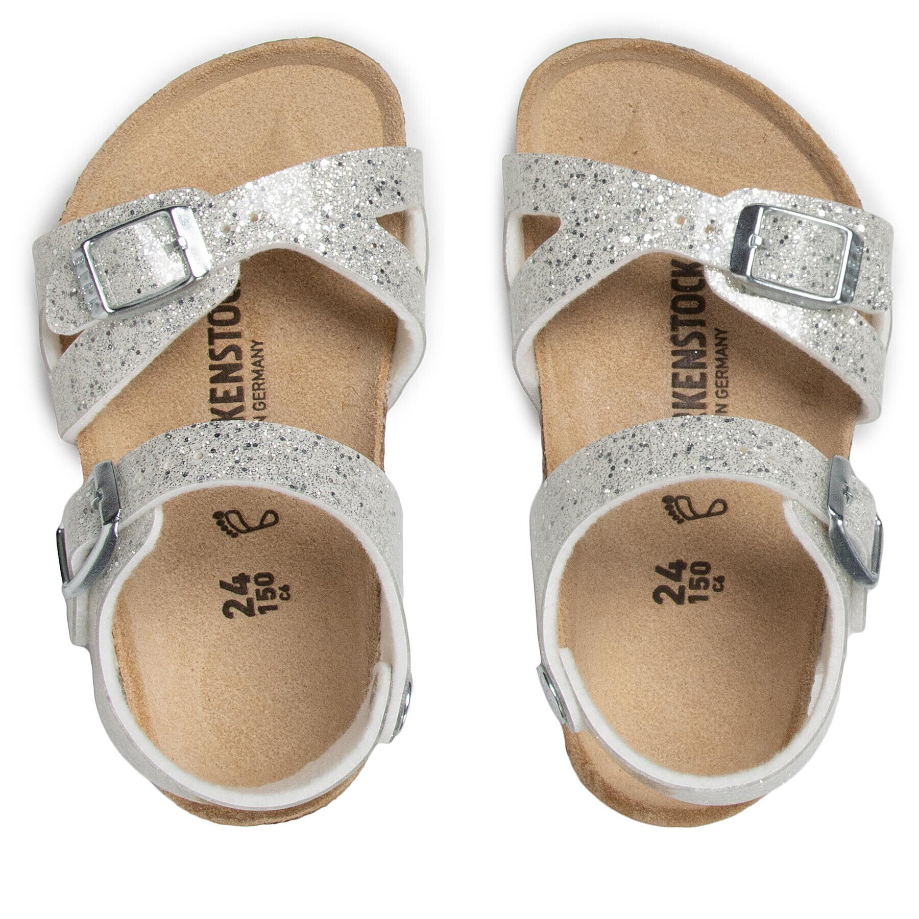 Birkenstock Sandale Rio Kids 1022240 Argintiu - Pled.ro