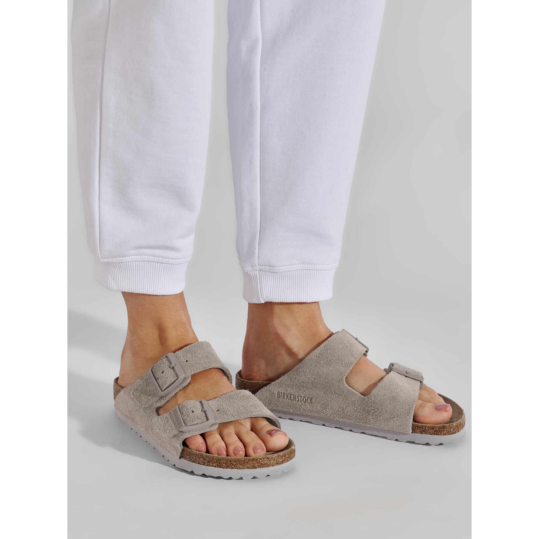 Birkenstock Șlapi Arizona 1020557 Gri - Pled.ro