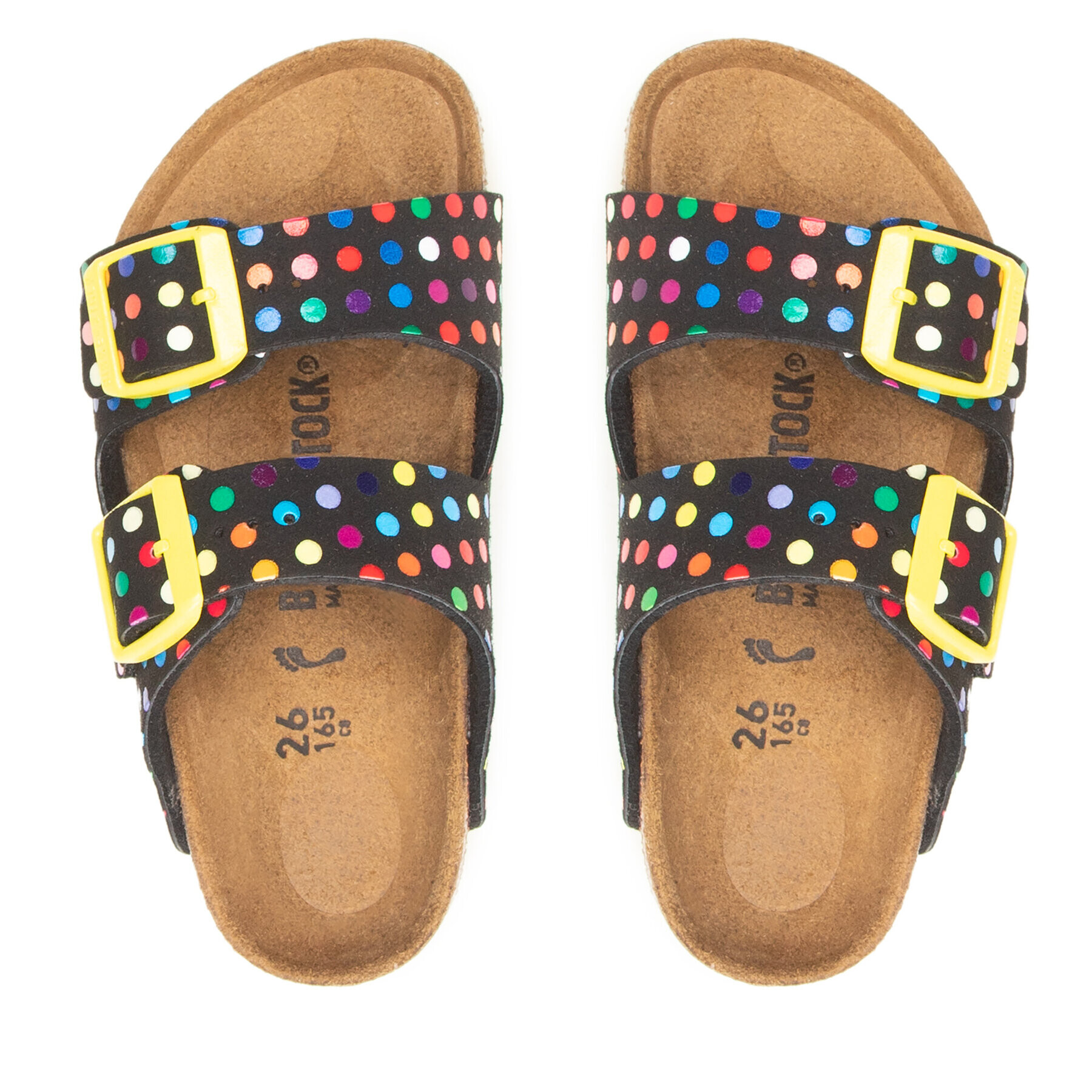 Birkenstock Șlapi Arizona Rivet Logo Kids 1023399 Negru - Pled.ro