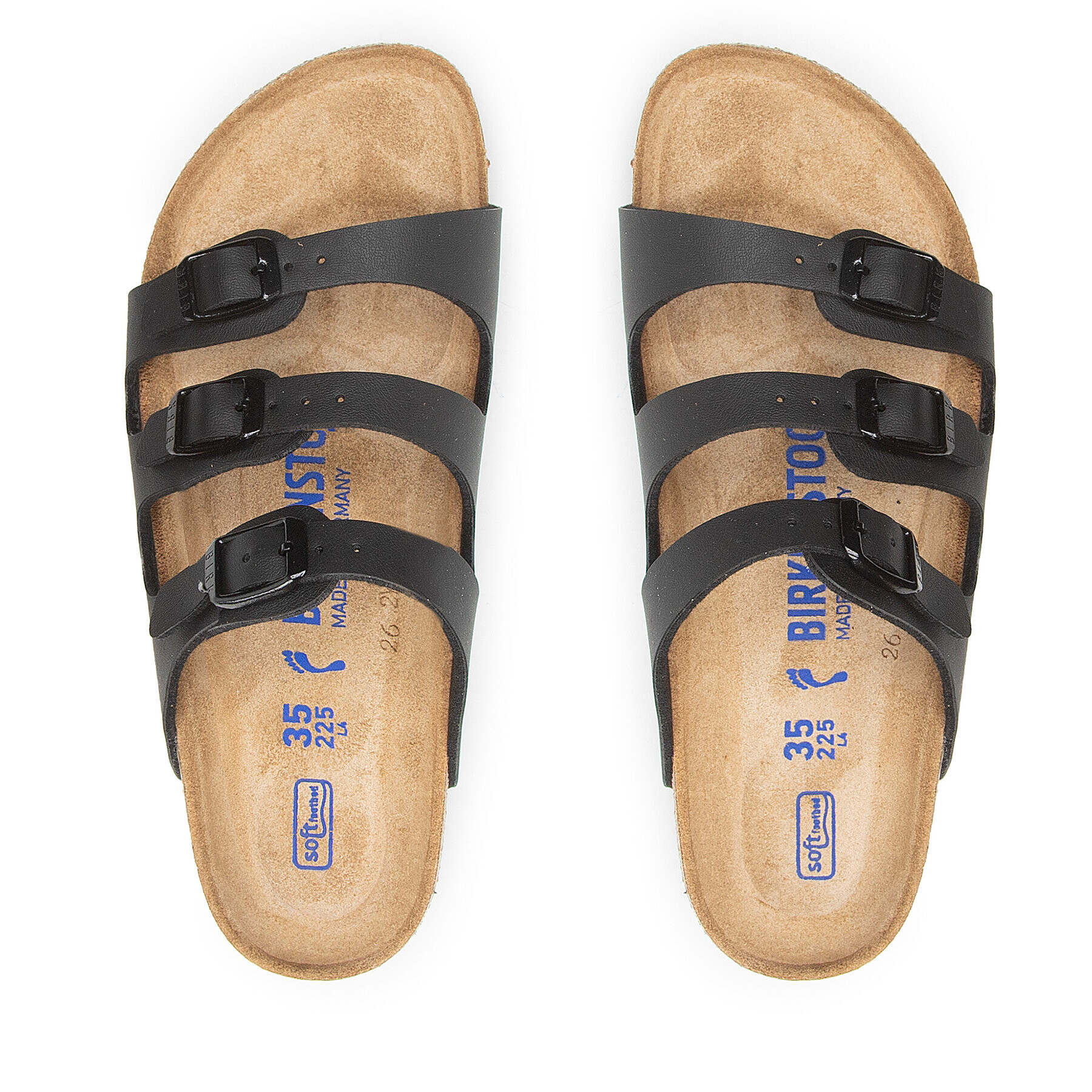 Birkenstock Șlapi Florida Bs 53013 Negru - Pled.ro