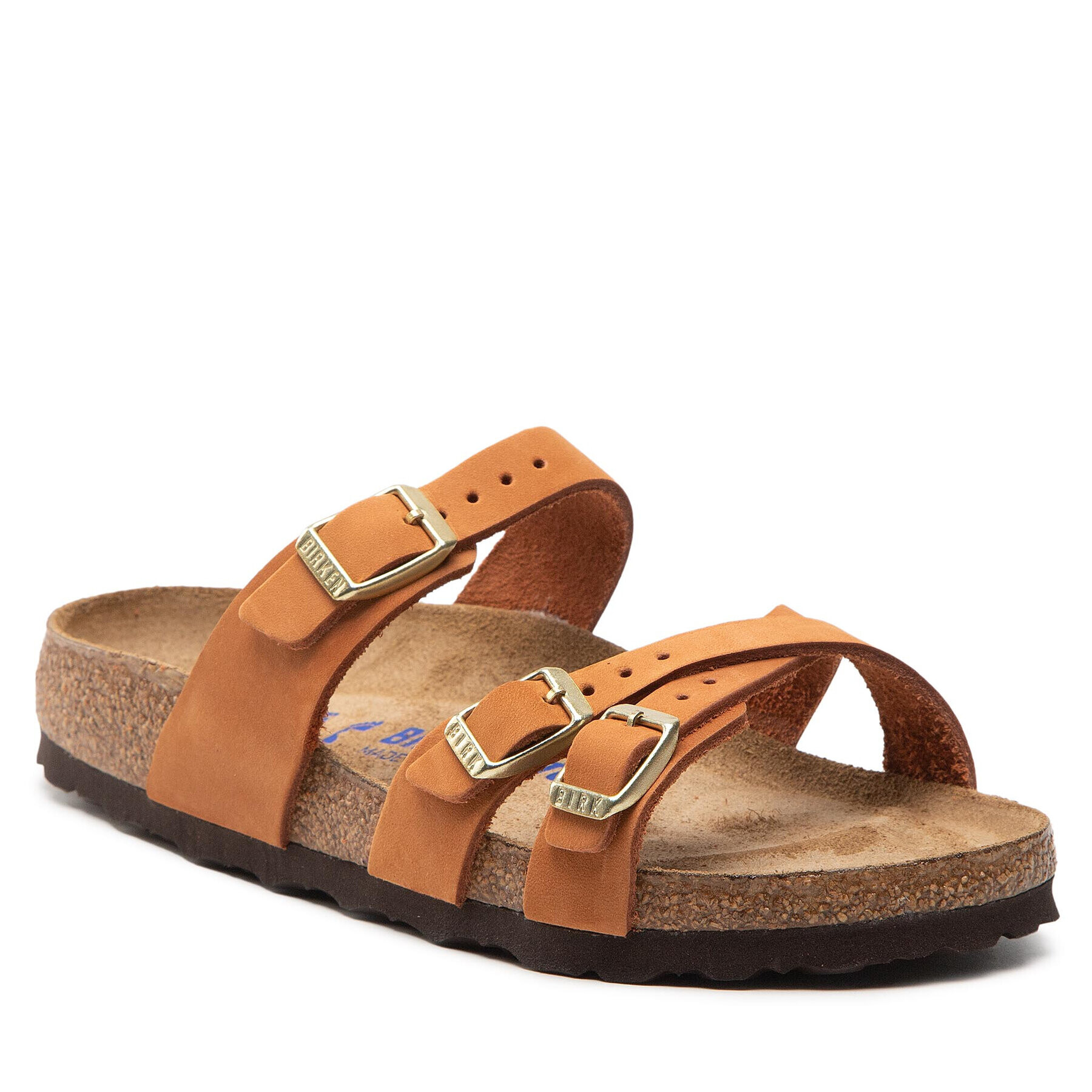 Birkenstock Șlapi Franca 1021518 Maro - Pled.ro