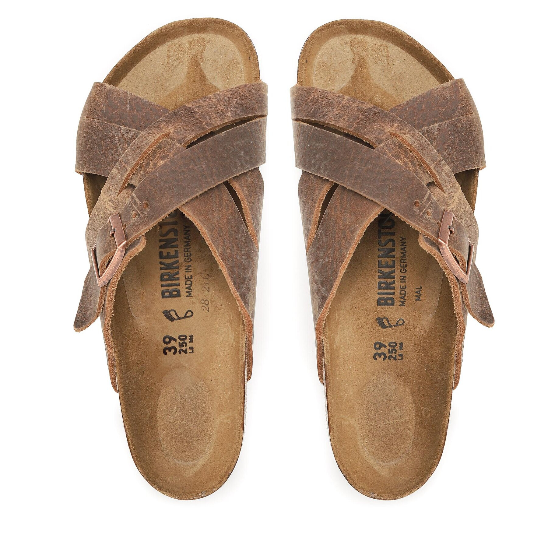 Birkenstock Șlapi Lugano 1015498 Maro - Pled.ro