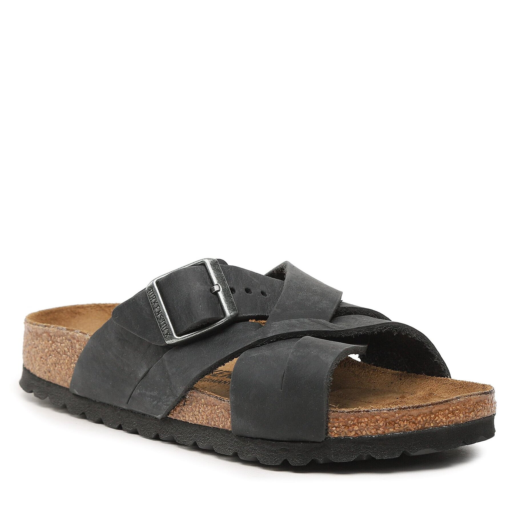 Birkenstock Șlapi Lugano 1017466 Negru - Pled.ro