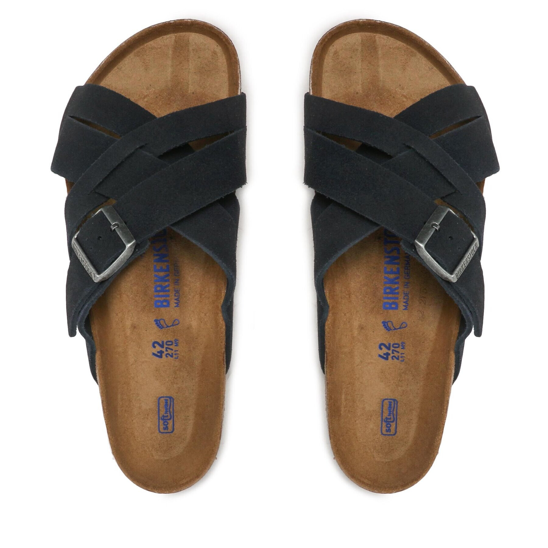 Birkenstock Șlapi Lugano 1020935 Bleumarin - Pled.ro