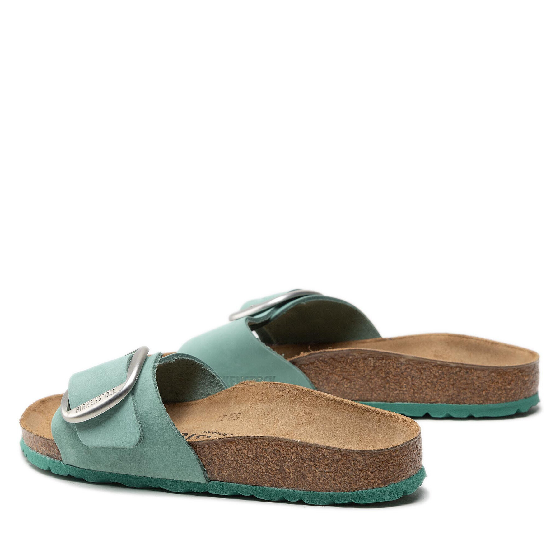 Birkenstock Șlapi Madrid Big Buckle 1023385 Verde - Pled.ro