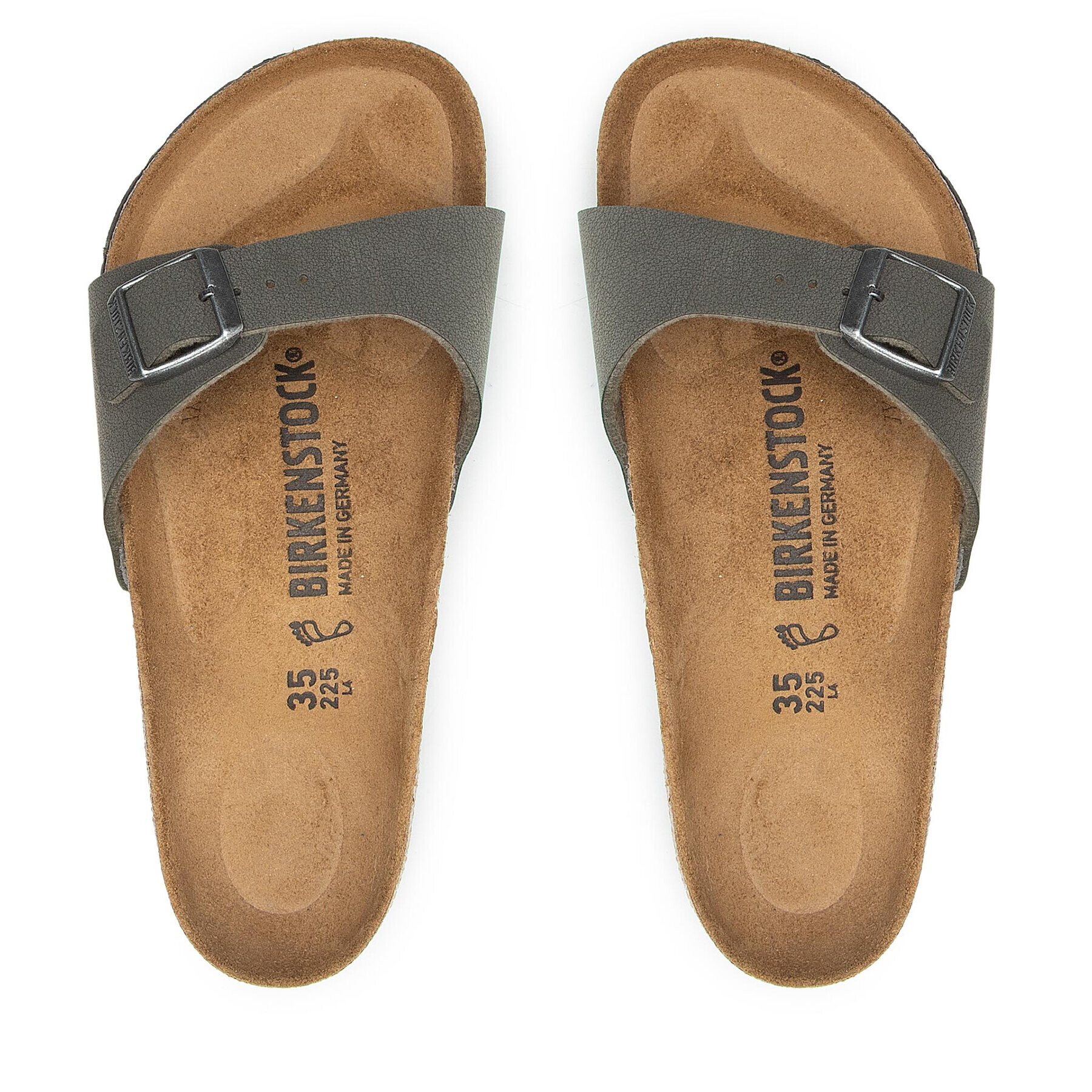 Birkenstock Șlapi Madrid Bs 1013909 Gri - Pled.ro