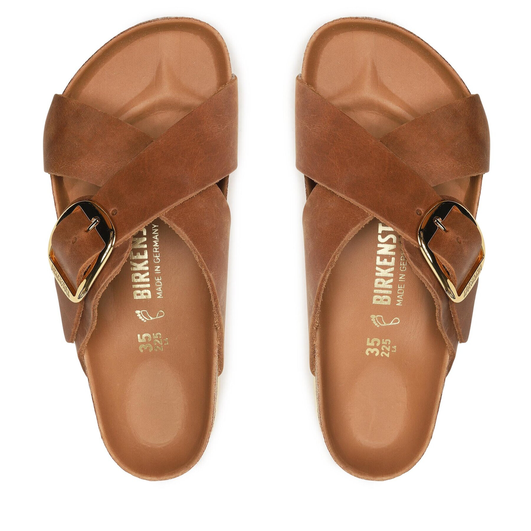 Birkenstock Șlapi Siena 1020164 Maro - Pled.ro