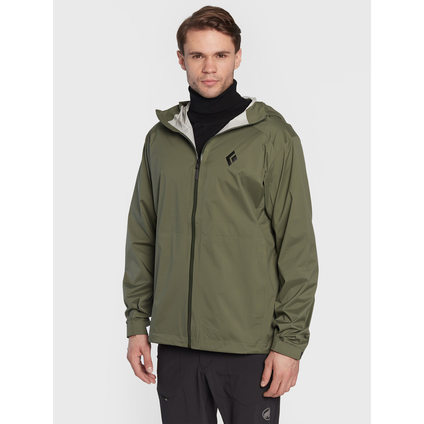 Black Diamond Geacă de ploaie Stormline APCDT030 Verde Regular Fit - Pled.ro