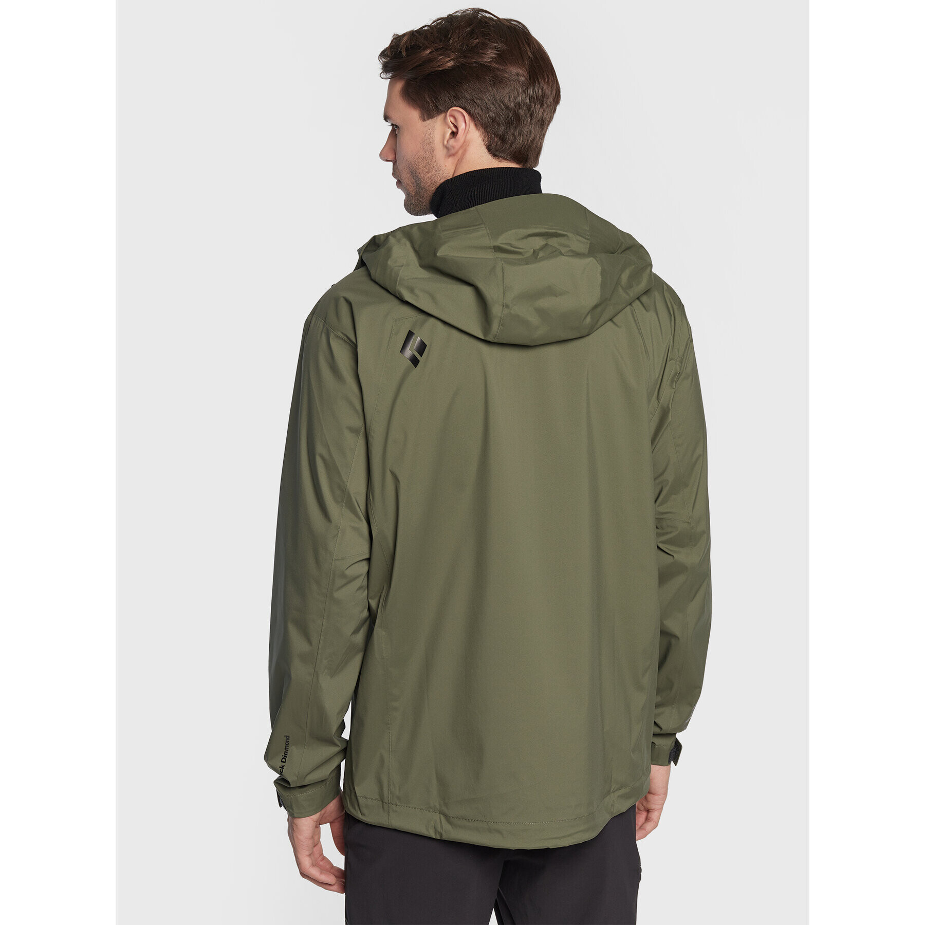 Black Diamond Geacă de ploaie Stormline APCDT030 Verde Regular Fit - Pled.ro