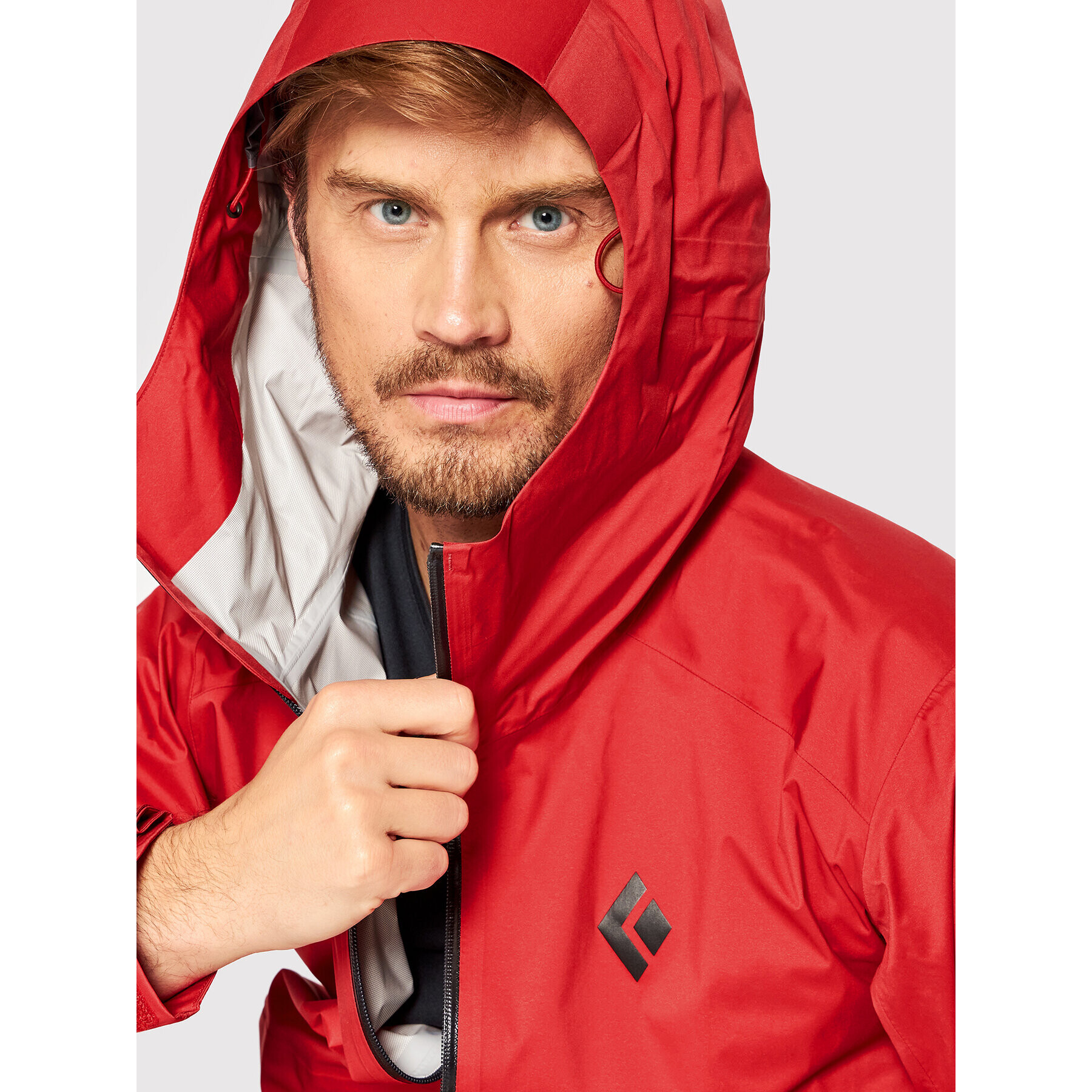 Black Diamond Geacă outdoor Stormline Stretch Rain APCDT060 Roșu Regular Fit - Pled.ro