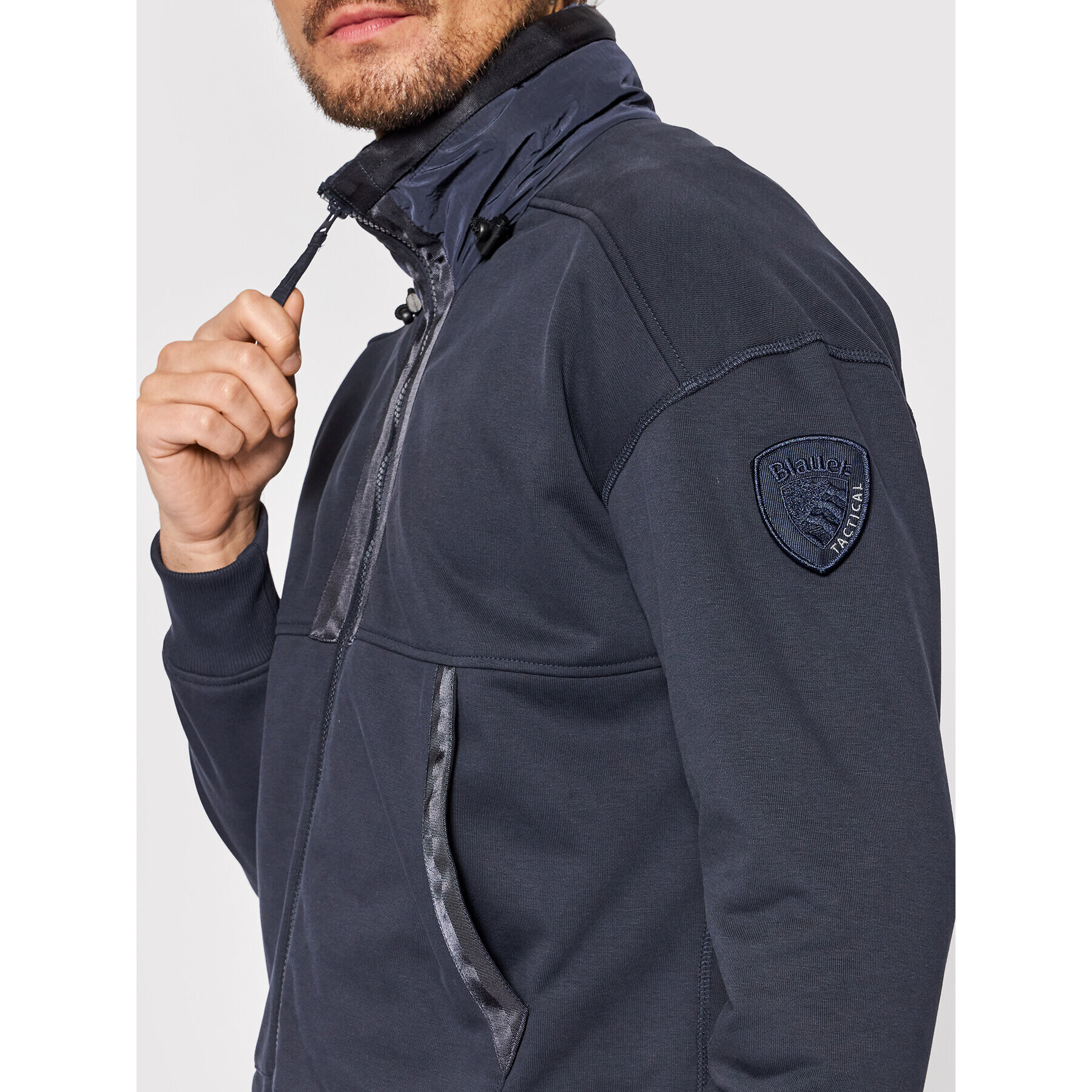 Blauer Bluză External Mark BLUF01068 006234 Bleumarin Regular Fit - Pled.ro