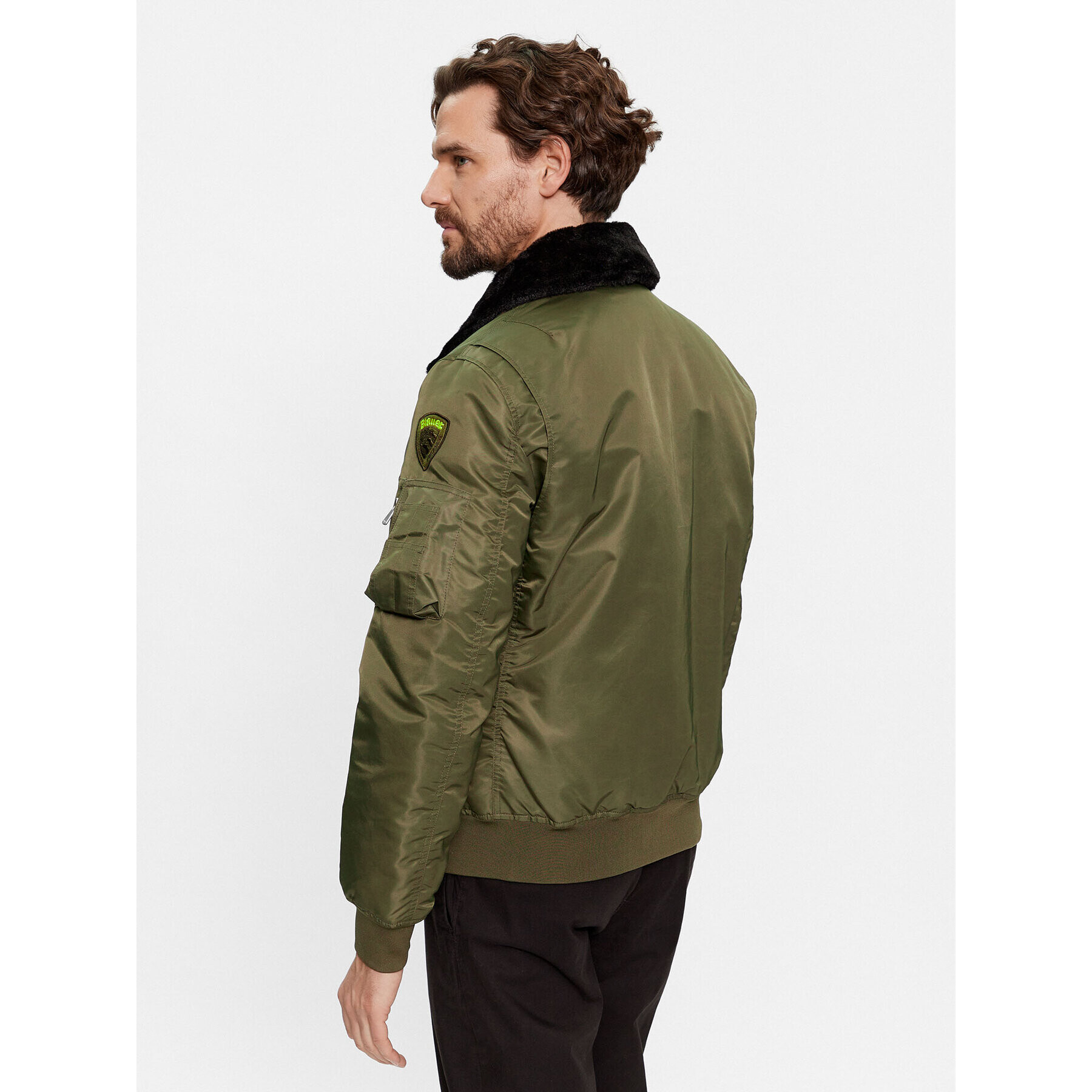 Blauer Geacă bomber 23WBLUC02132 Verde Regular Fit - Pled.ro