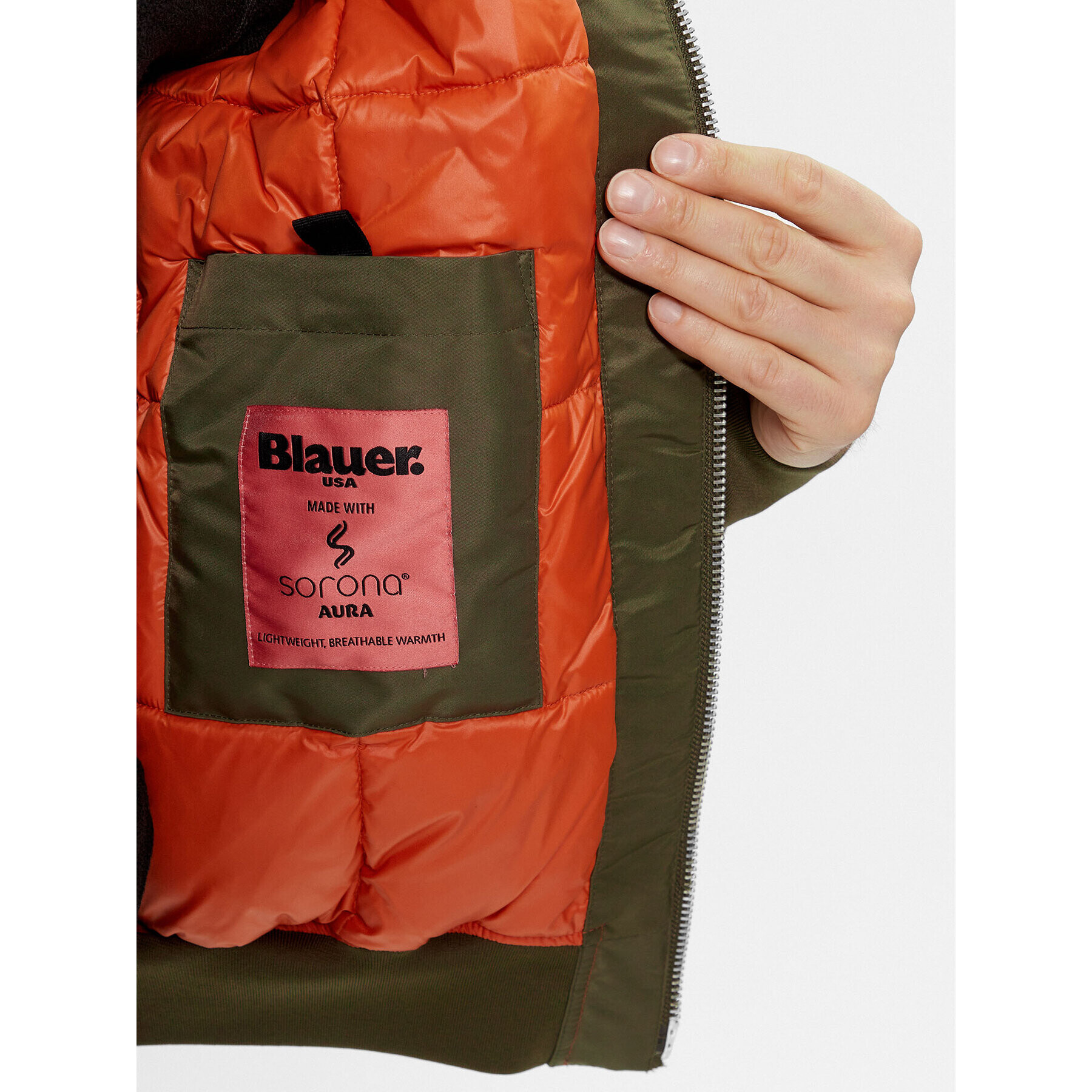 Blauer Geacă bomber 23WBLUC02132 Verde Regular Fit - Pled.ro