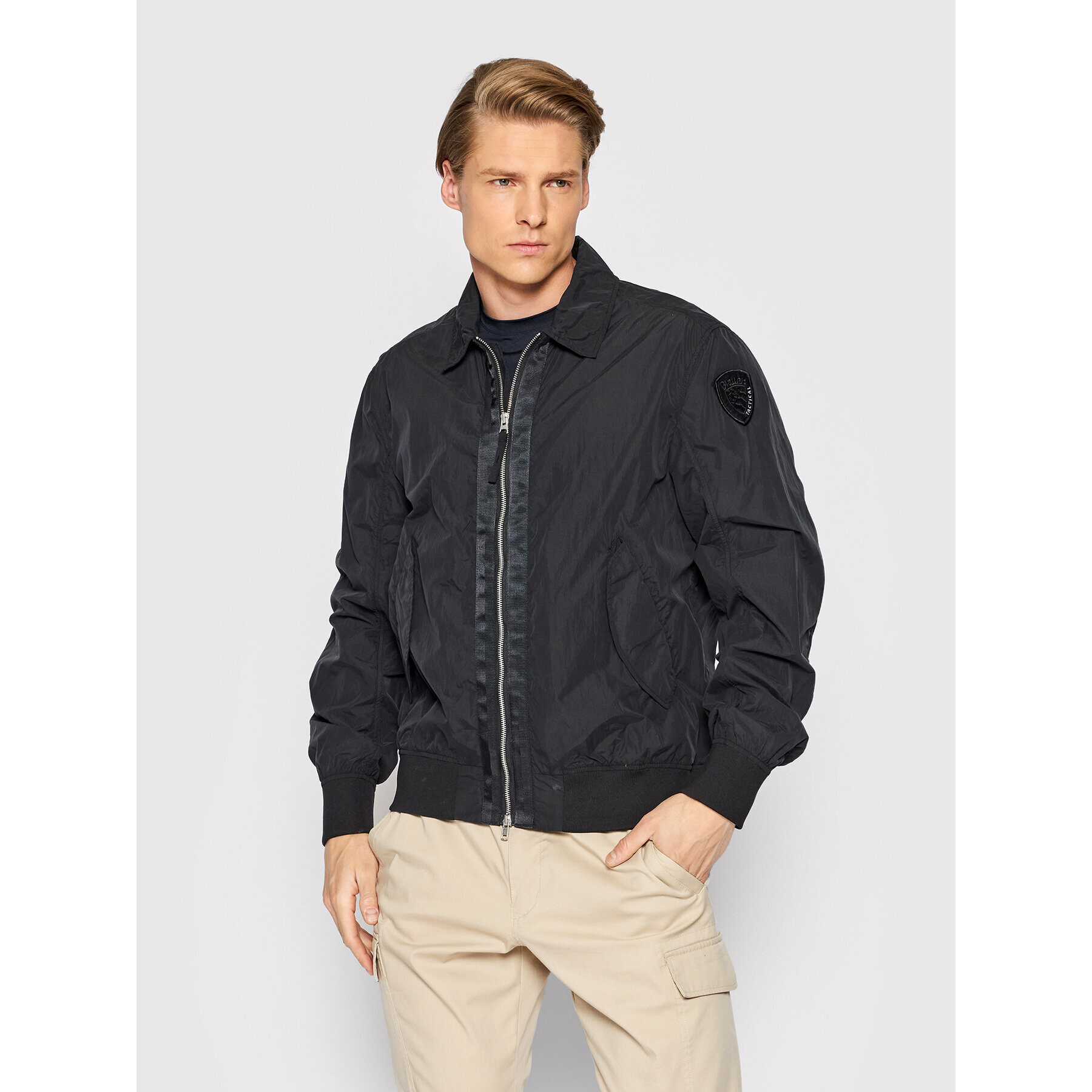 Blauer Geacă bomber Militare Lance 22SBLUC04149-006221 Negru Regular Fit - Pled.ro