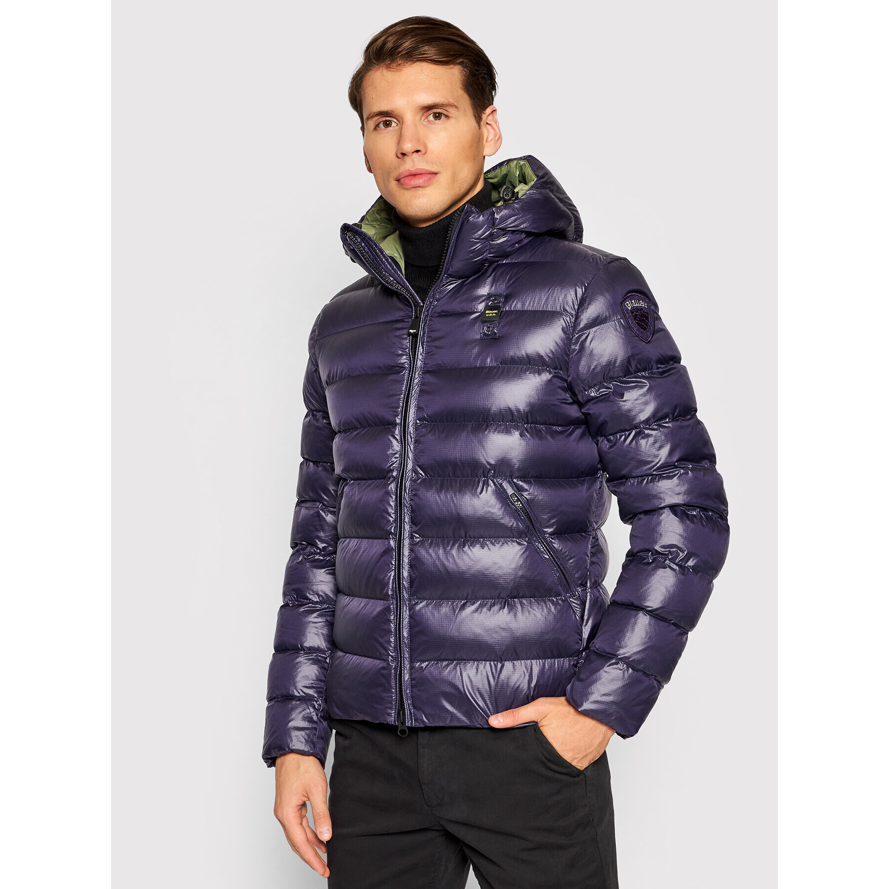 Blauer Geacă din puf 21WBLUC02079 005958 Bleumarin Regular Fit - Pled.ro