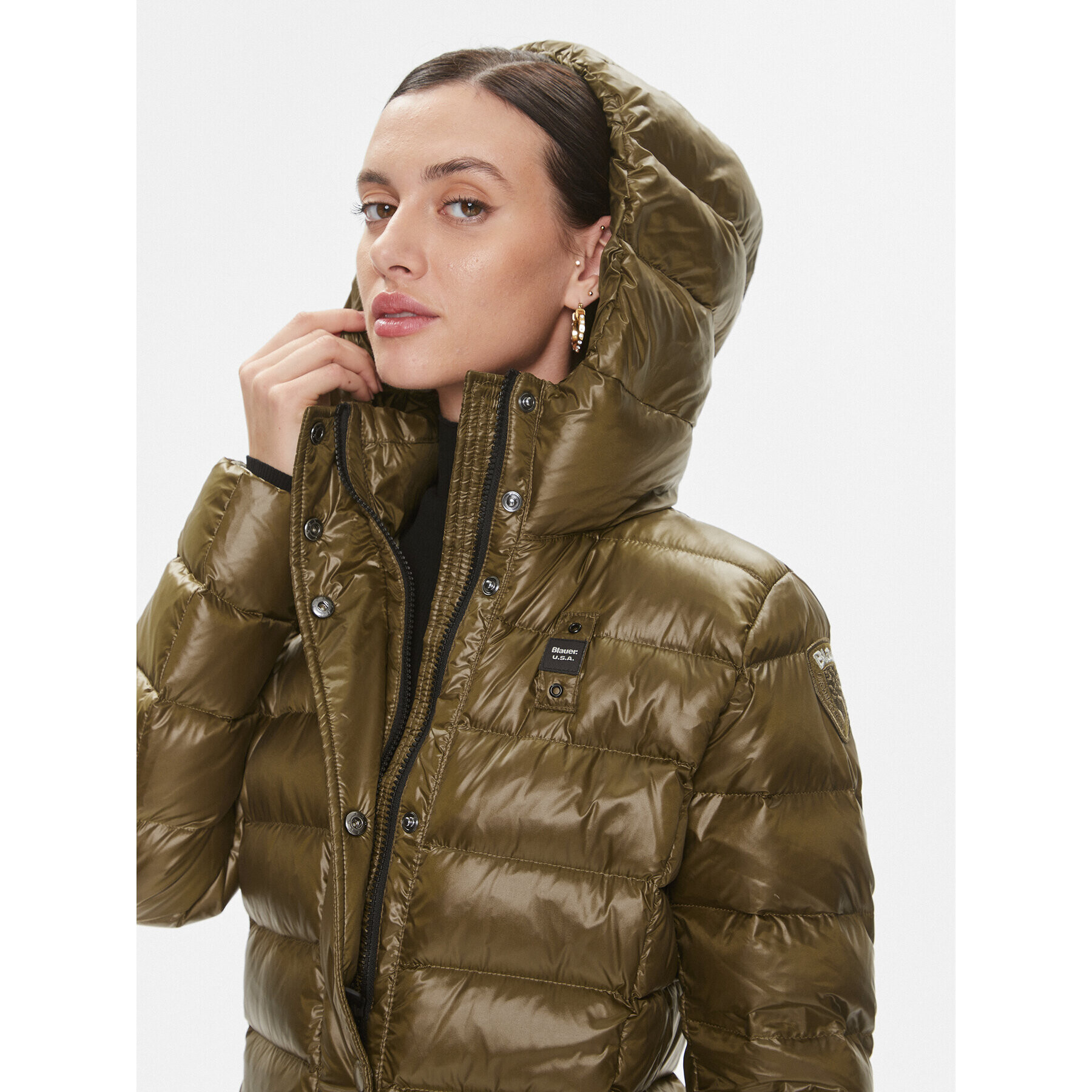 Blauer Geacă din puf 23WBLDK03090 Maro Regular Fit - Pled.ro