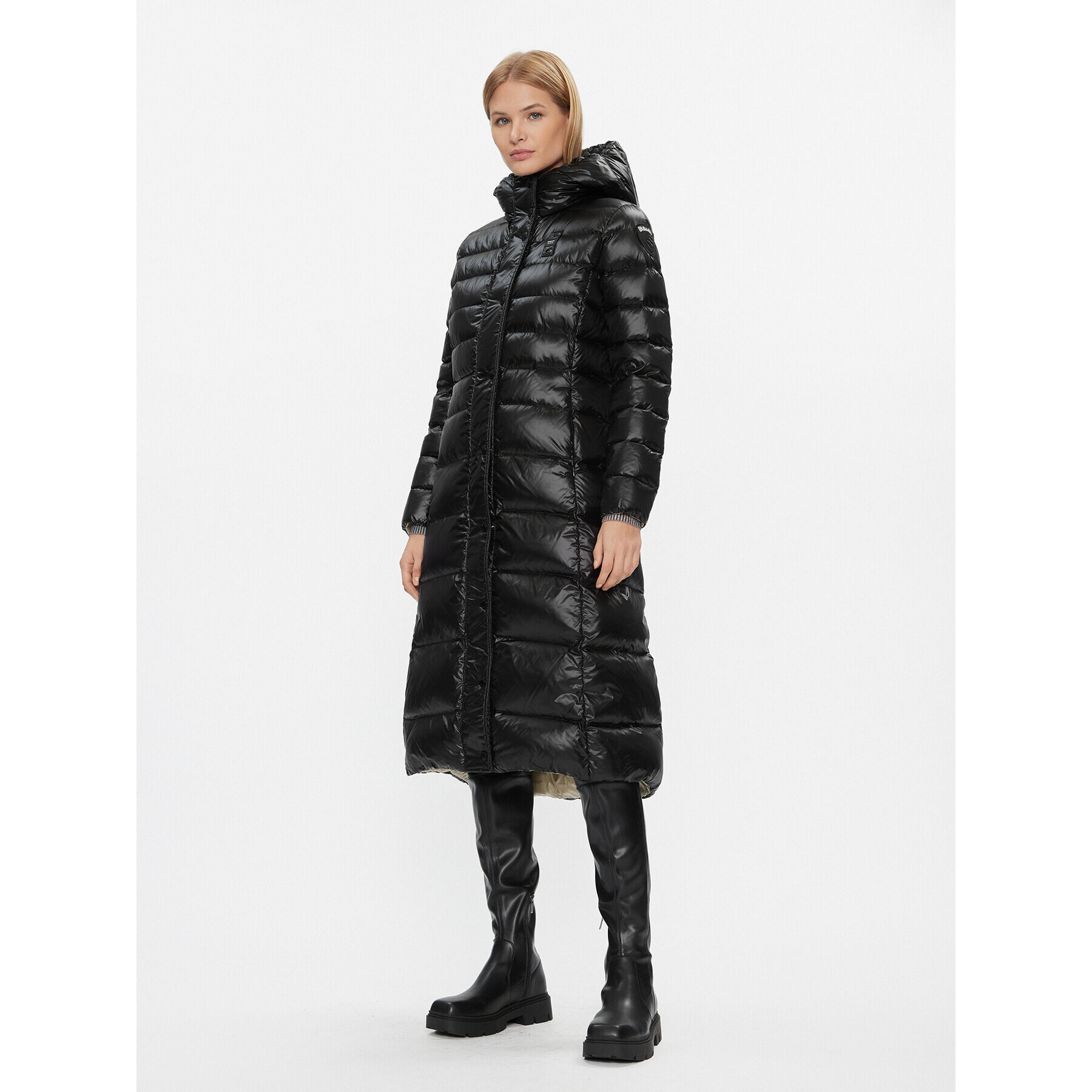 Blauer Geacă din puf 23WBLDK03090 Negru Regular Fit - Pled.ro