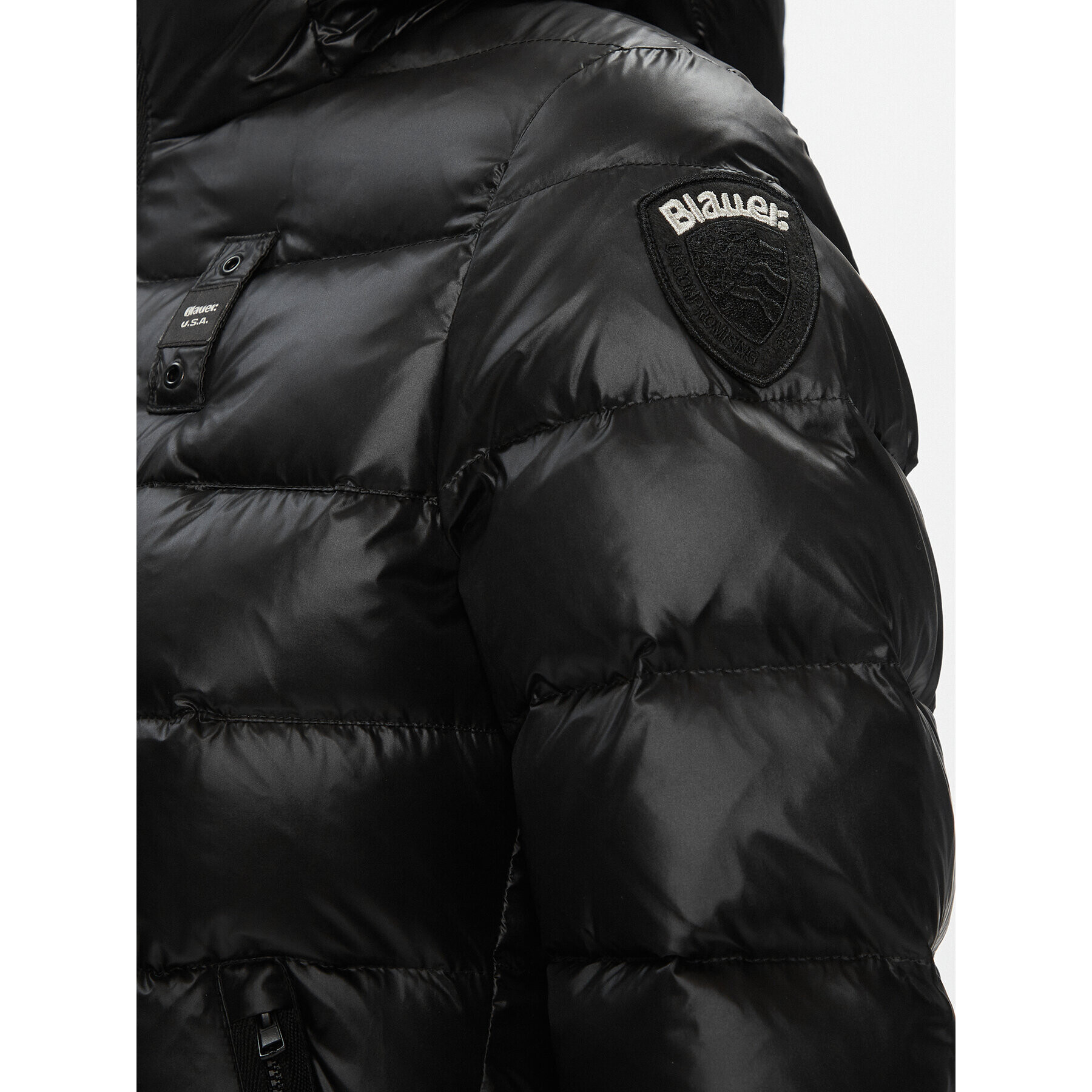 Blauer Geacă din puf 23WBLDK03091 Negru Regular Fit - Pled.ro