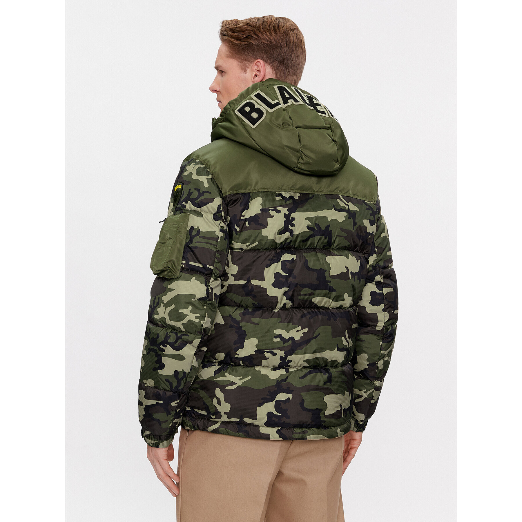 Blauer Geacă din puf 23WBLUC02322 Verde Regular Fit - Pled.ro