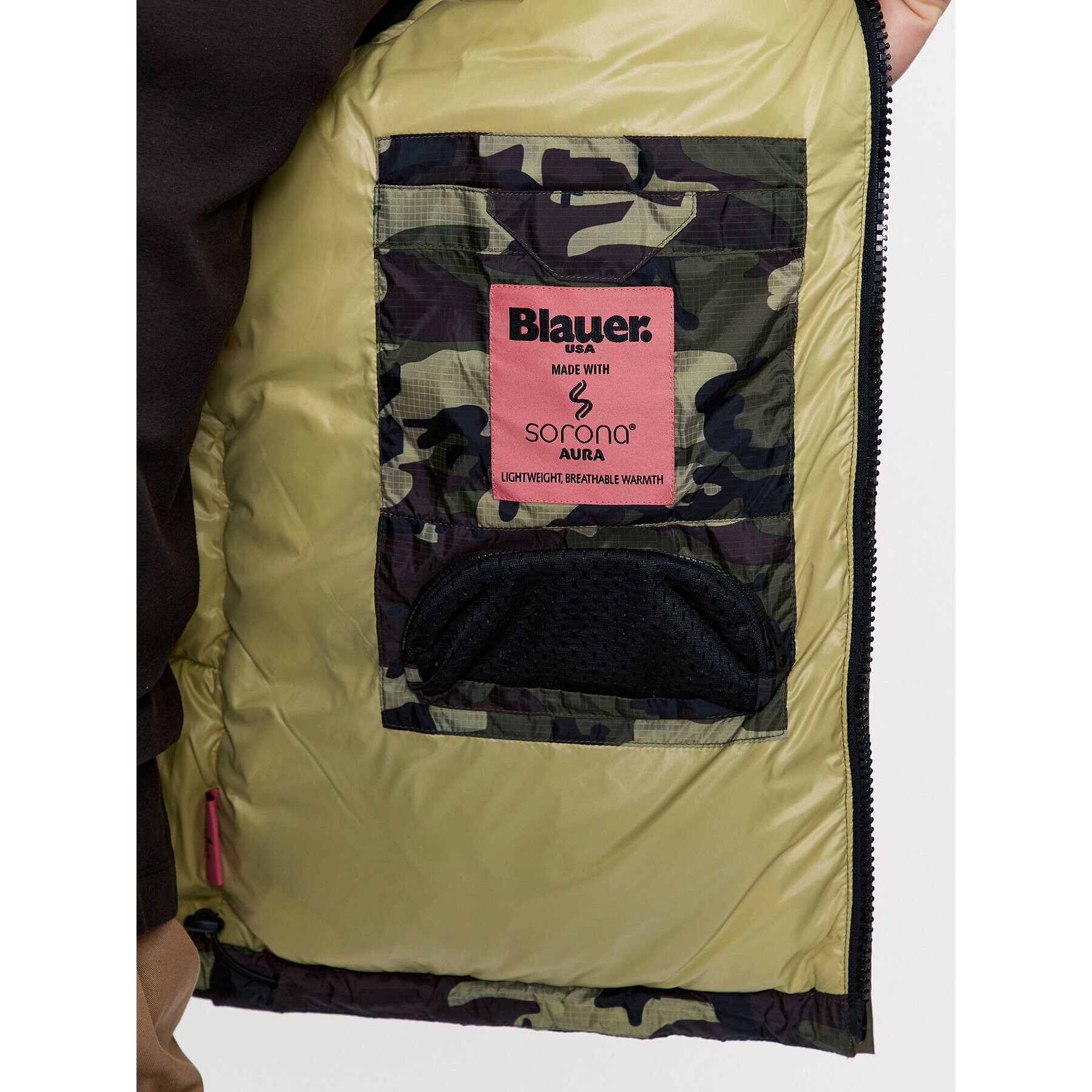 Blauer Geacă din puf 23WBLUC02322 Verde Regular Fit - Pled.ro