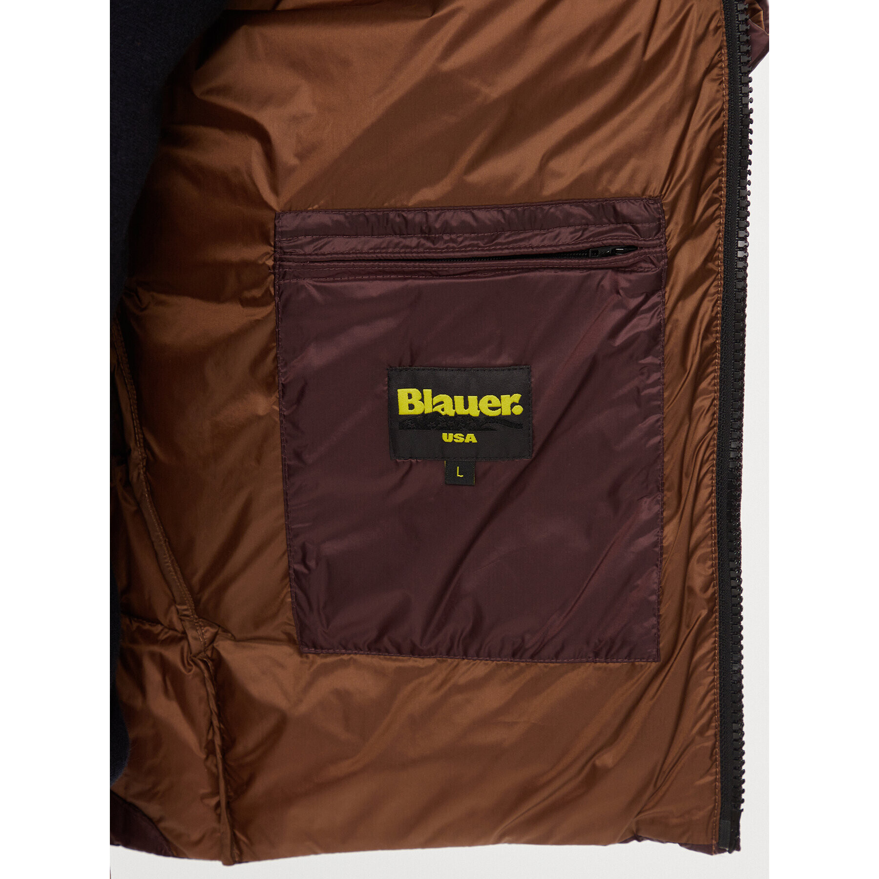 Blauer Geacă din puf 23WBLUC03075 Maro Regular Fit - Pled.ro