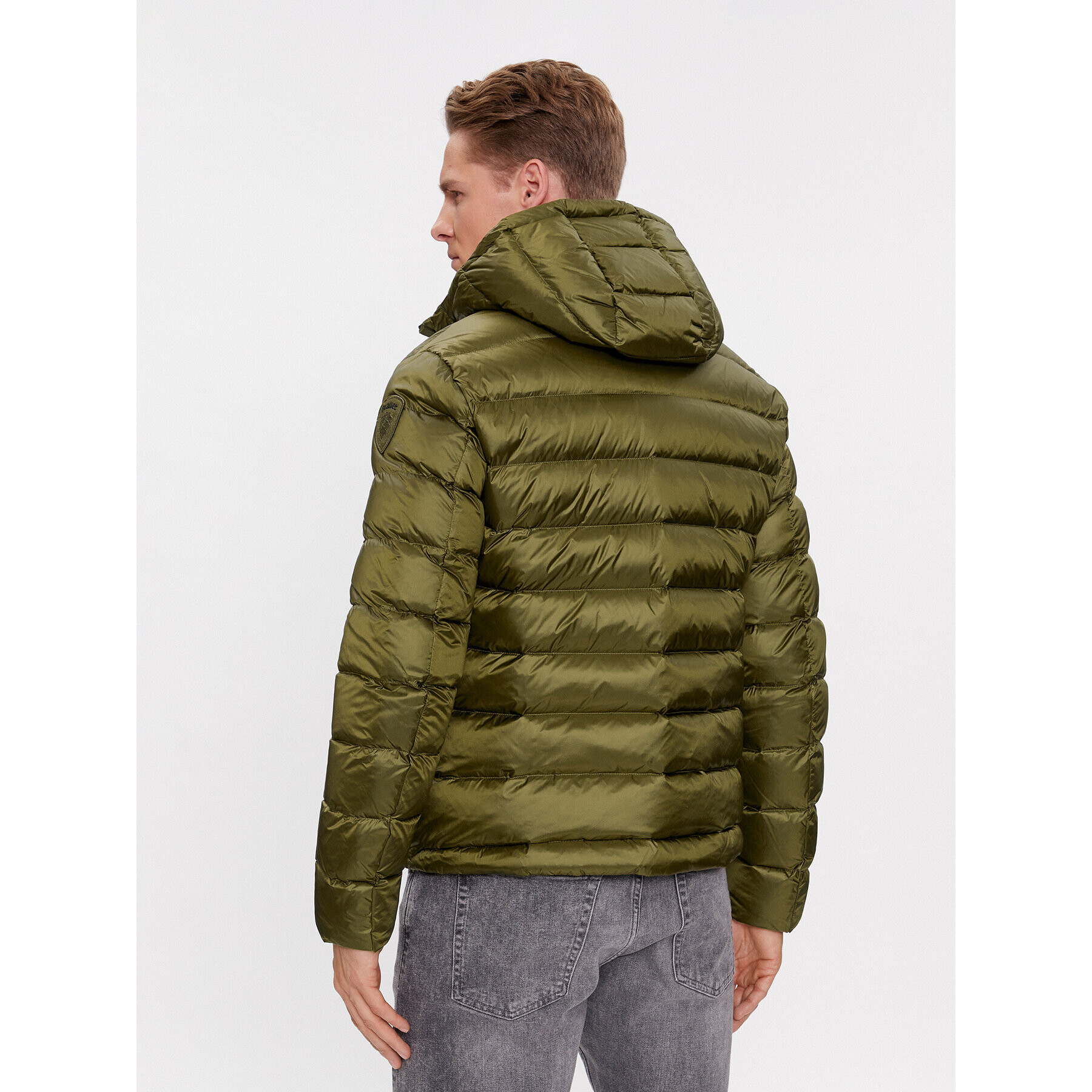 Blauer Geacă din puf 23WBLUC03075 Verde Regular Fit - Pled.ro