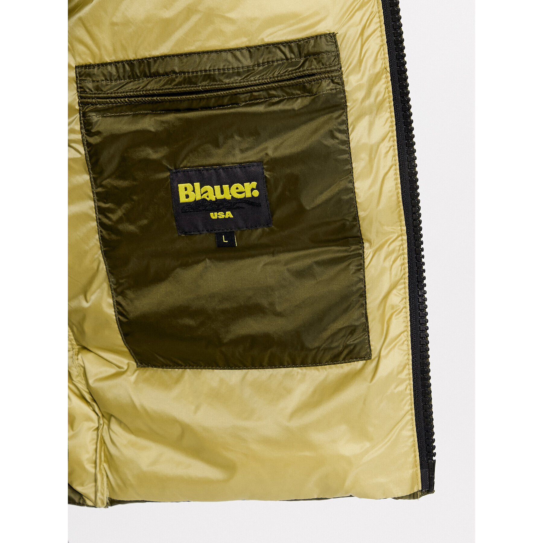 Blauer Geacă din puf 23WBLUC03075 Verde Regular Fit - Pled.ro