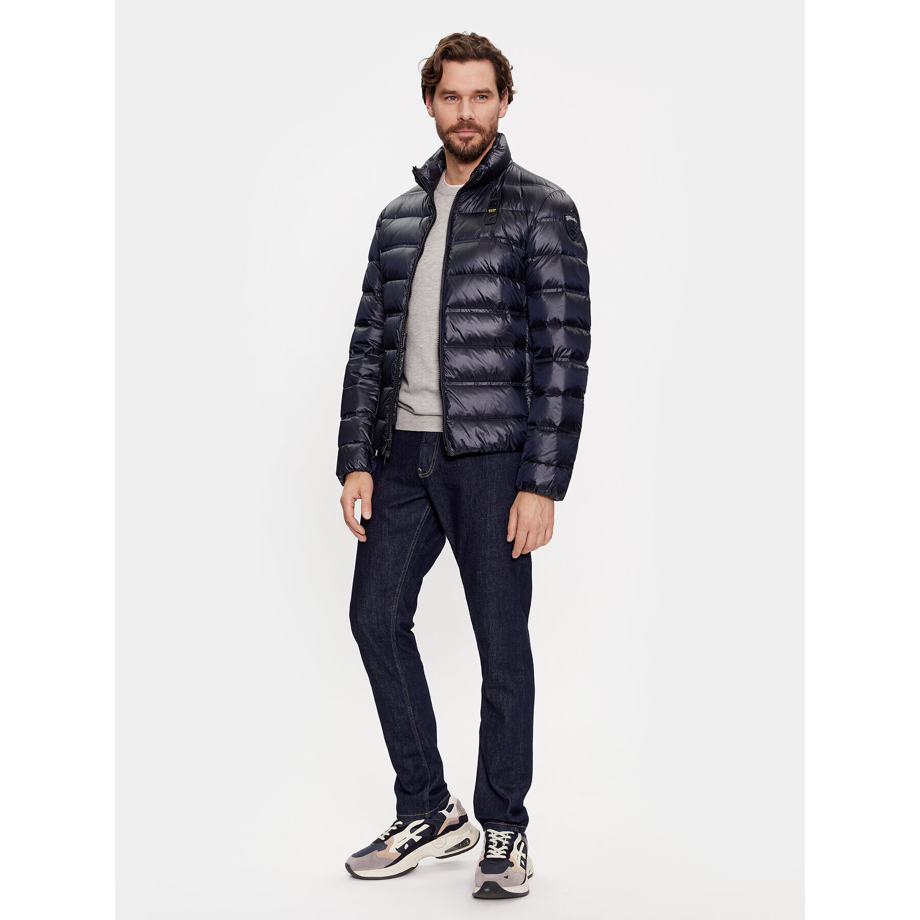 Blauer Geacă din puf 23WBLUC03099 Albastru Regular Fit - Pled.ro