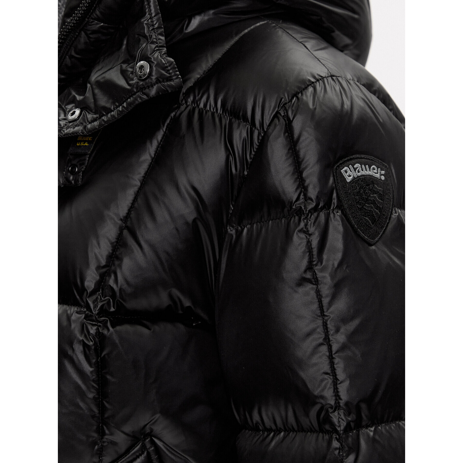 Blauer Geacă din puf 23WBLUC03101 Negru Regular Fit - Pled.ro