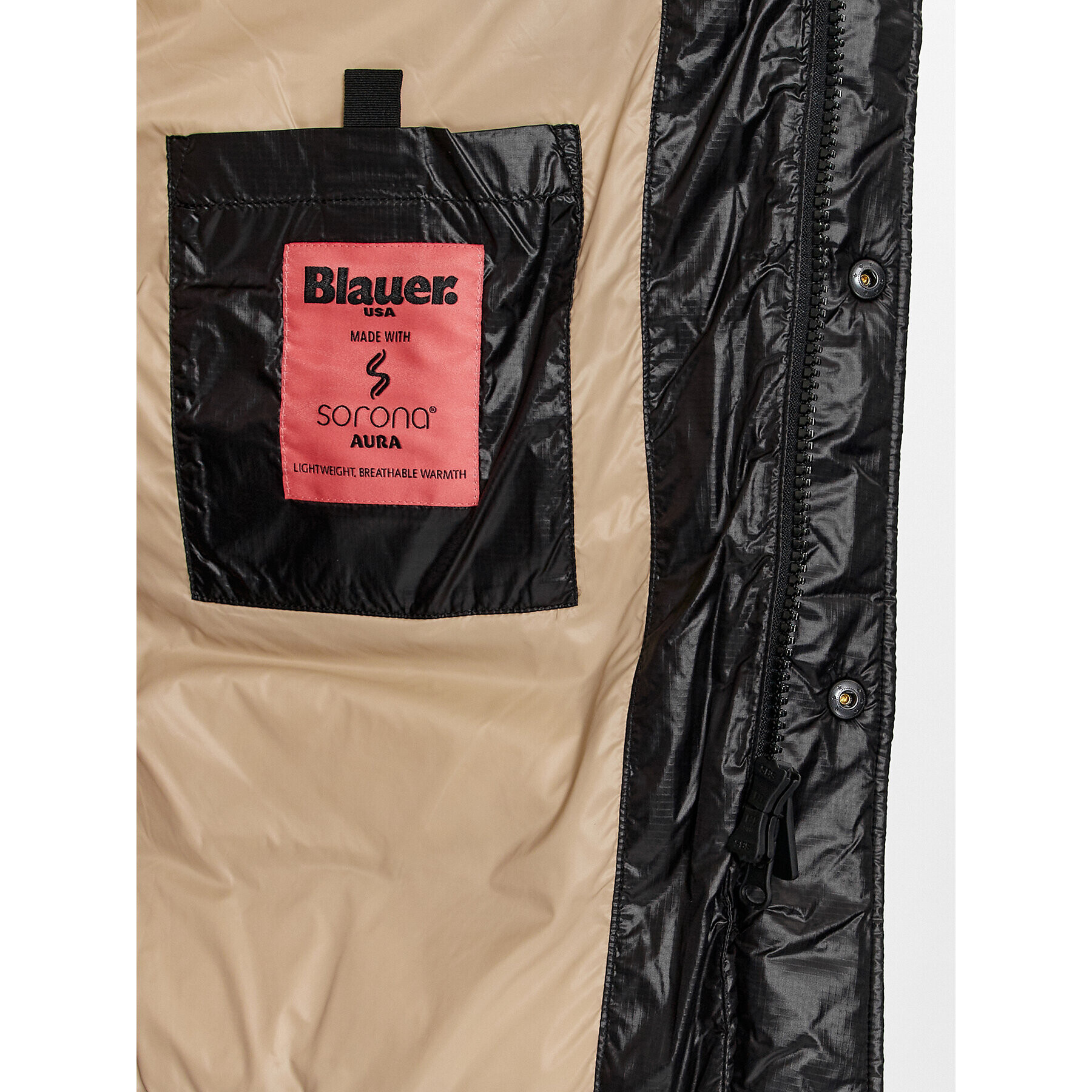 Blauer Geacă din puf 23WBLUK02082 Negru Regular Fit - Pled.ro