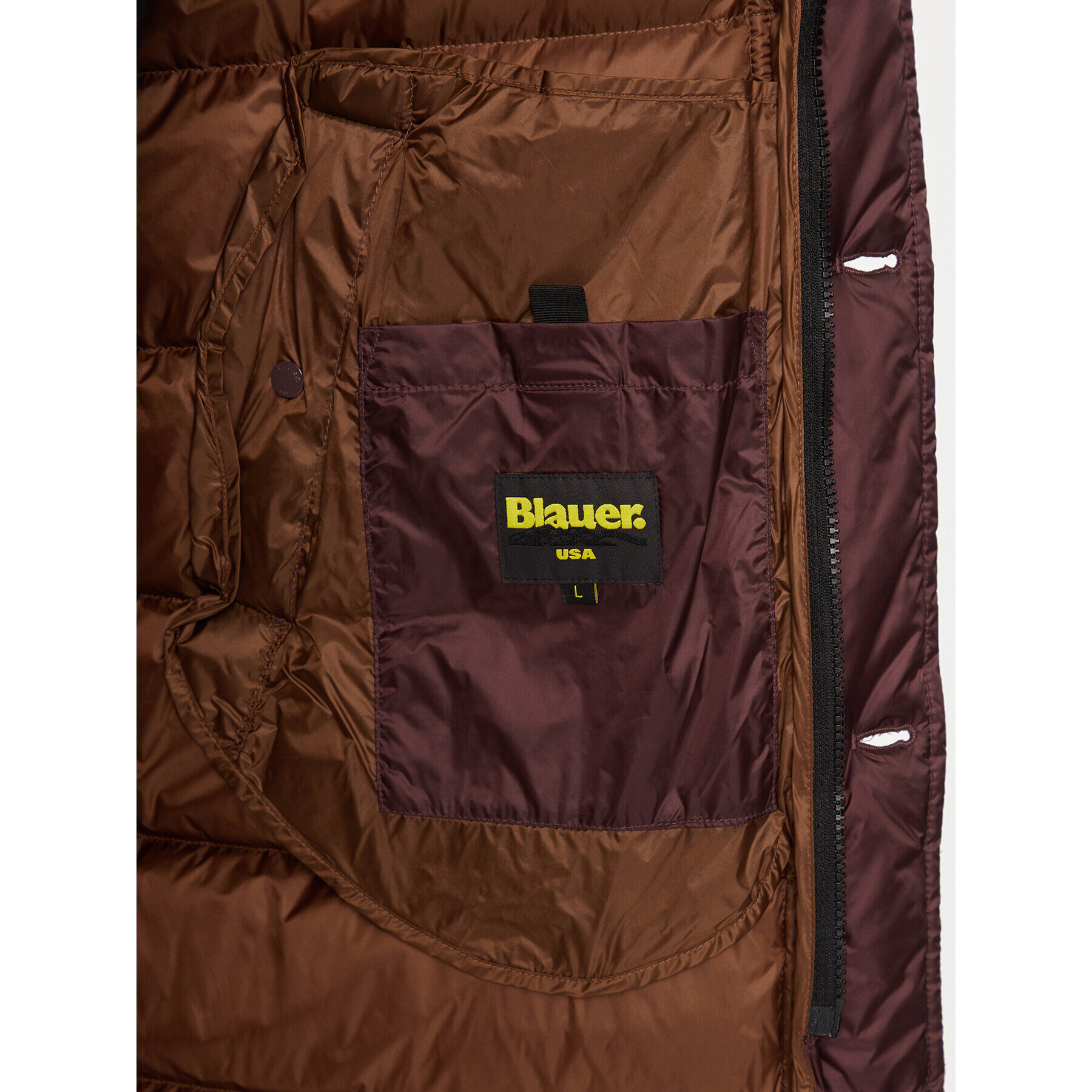 Blauer Geacă din puf 23WBLUK03077 Maro Regular Fit - Pled.ro