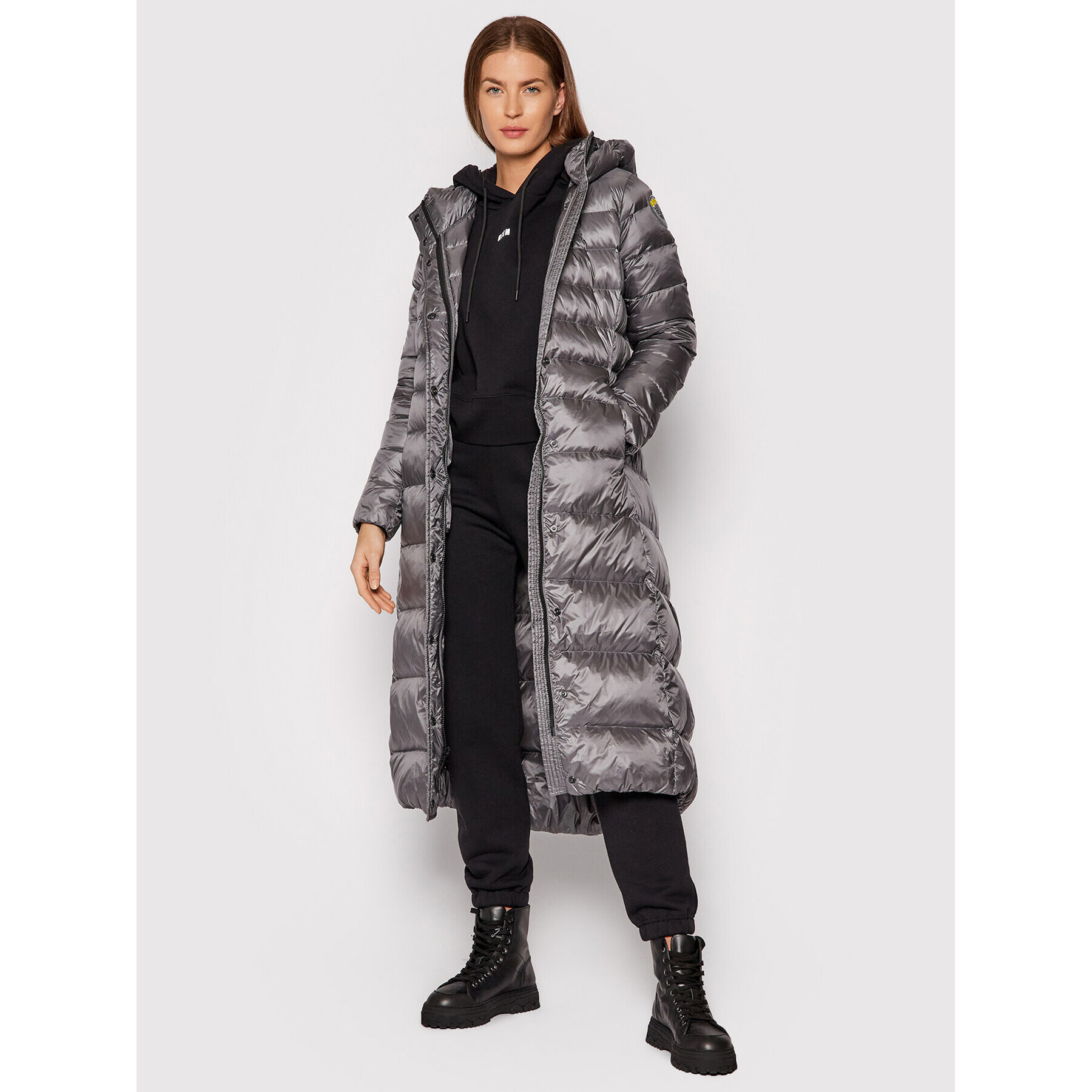 Blauer Geacă din puf Dolores 21WBLDK03075 005050 Gri Regular Fit - Pled.ro