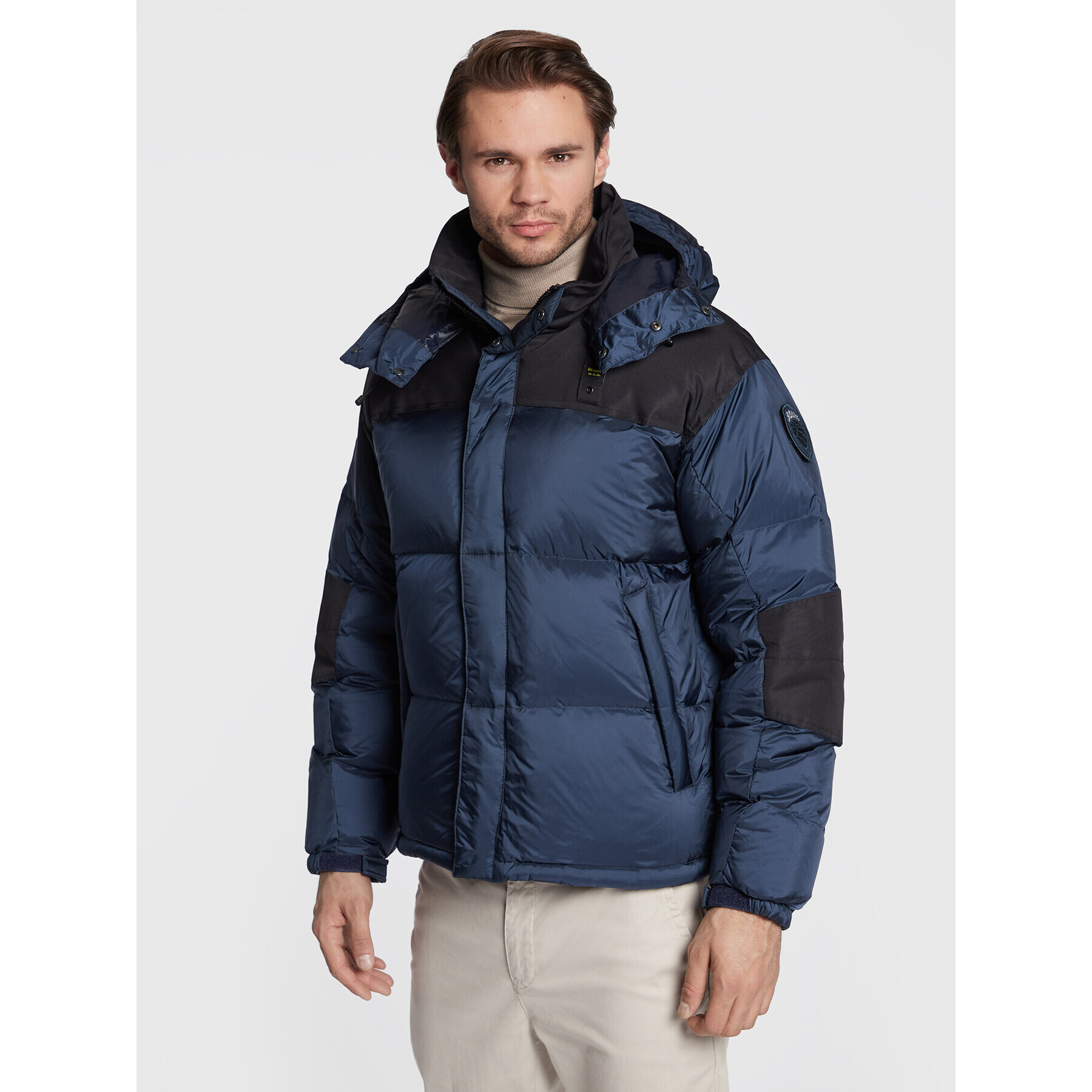 Blauer Geacă din puf Emerson BLUC03217 006365 Bleumarin Regular Fit - Pled.ro