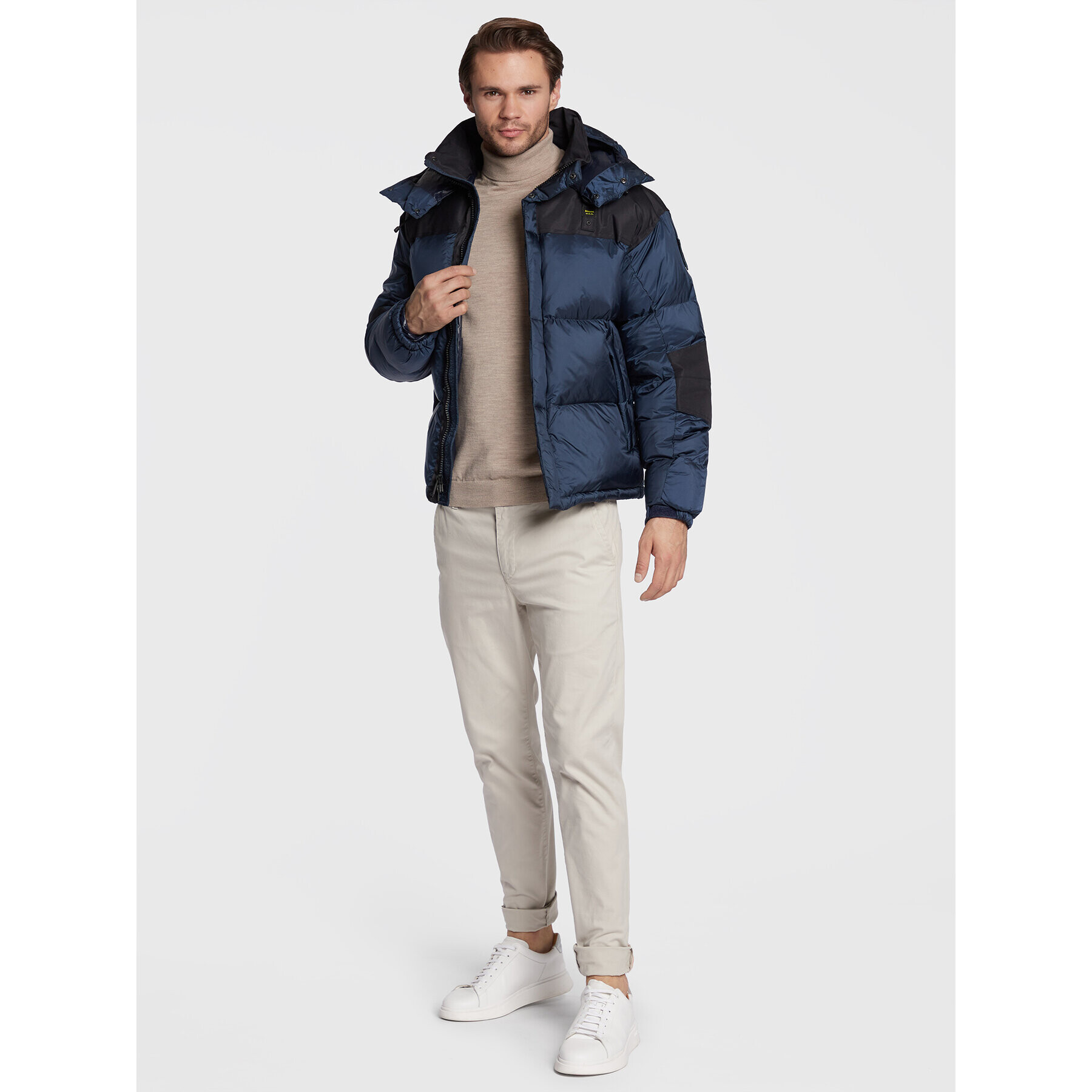 Blauer Geacă din puf Emerson BLUC03217 006365 Bleumarin Regular Fit - Pled.ro