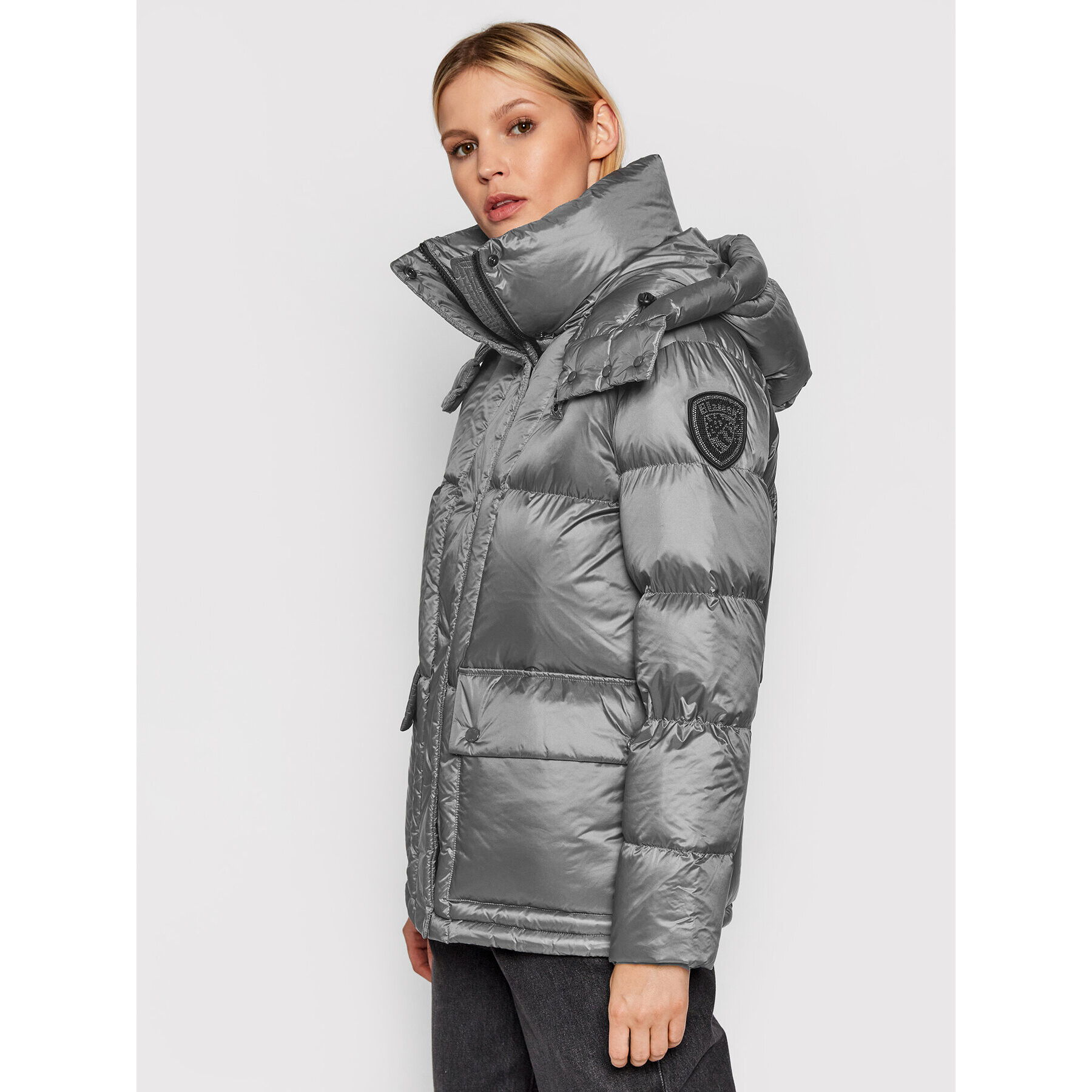 Blauer Geacă din puf Gwyneth 21WBLDC03064 Gri Regular Fit - Pled.ro