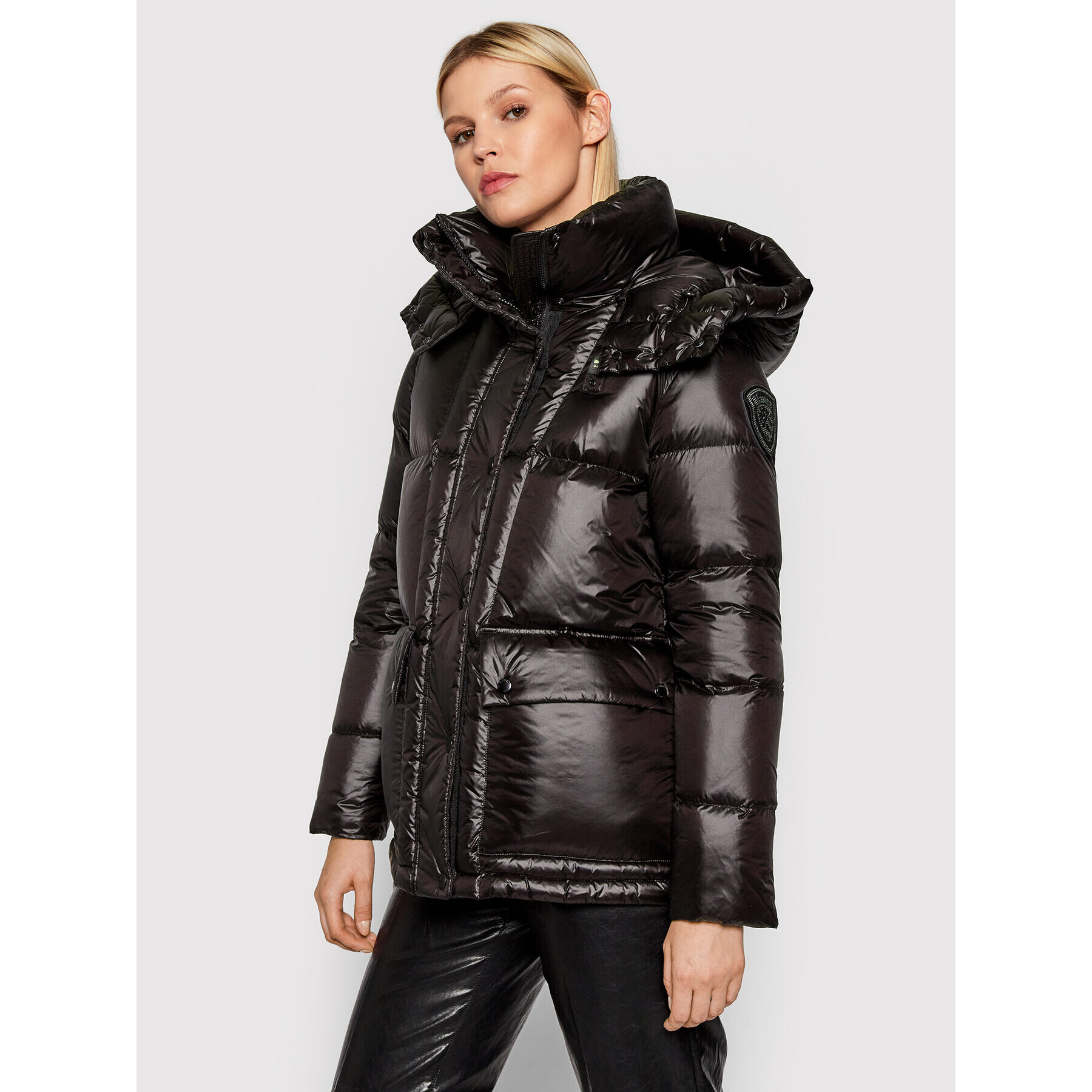 Blauer Geacă din puf Gwyneth 21WBLDC03064 Negru Regular Fit - Pled.ro