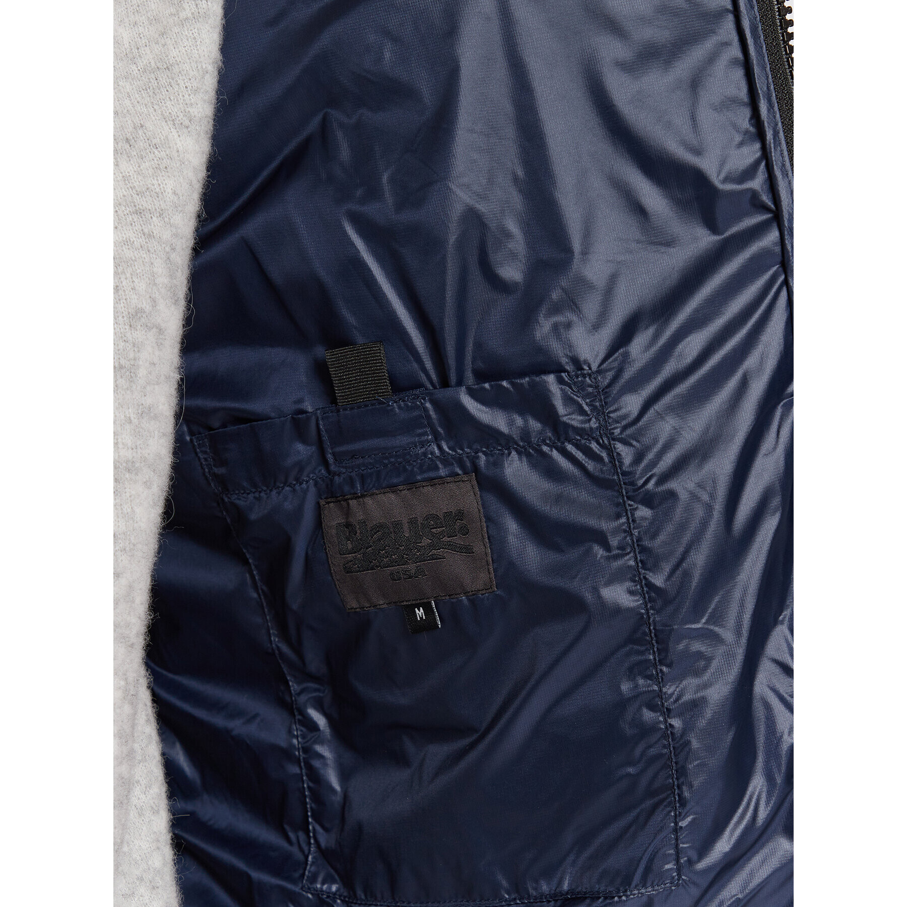 Blauer Geacă din puf Kent BLUC03013 006355 Bleumarin Regular Fit - Pled.ro