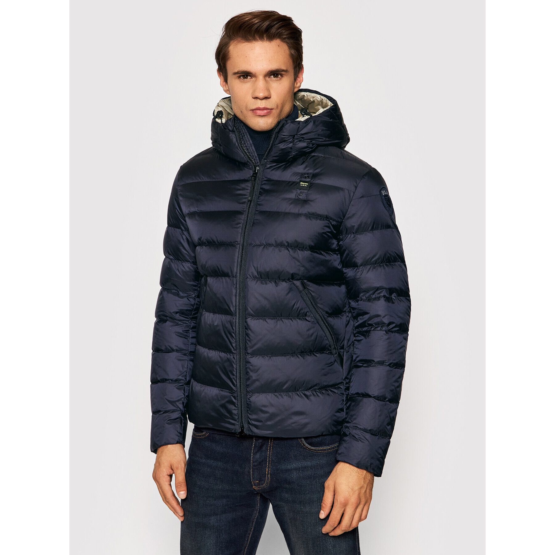 Blauer Geacă din puf Ramon 21WBLUC03066 006047 Bleumarin Regular Fit - Pled.ro